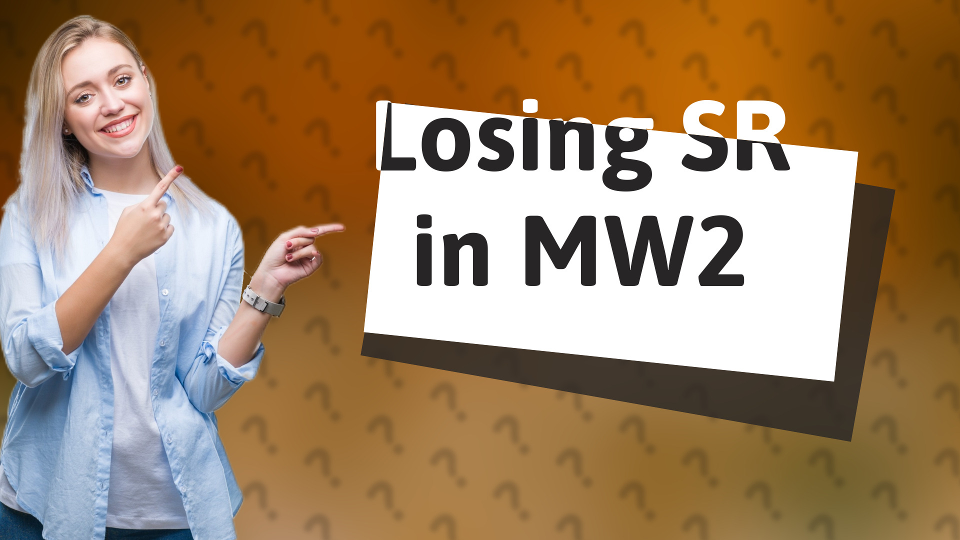 Losing SR in MW2