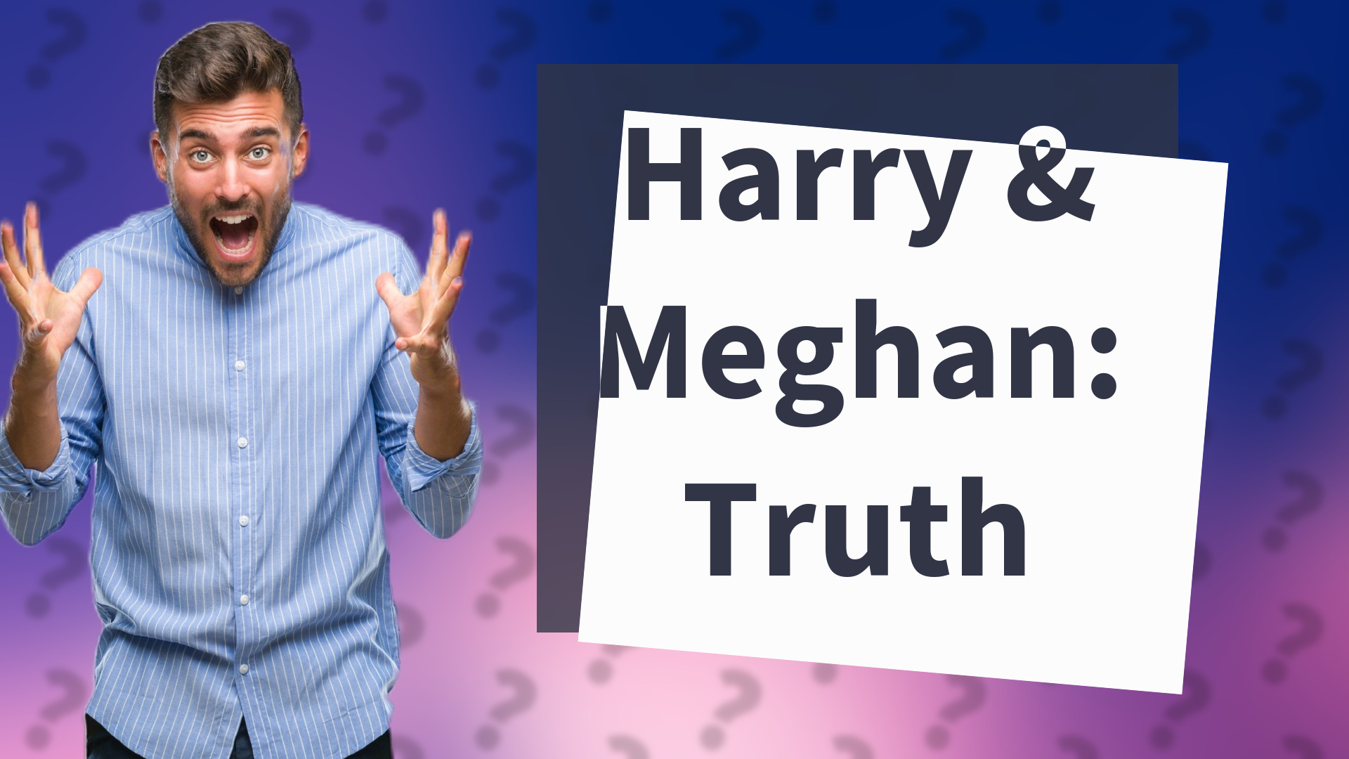 Harry & Meghan: Truth