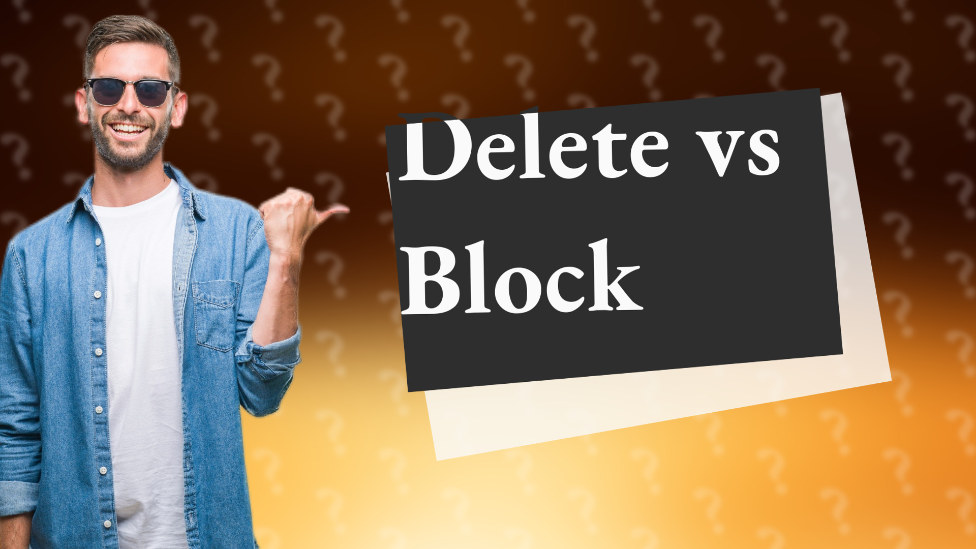Delete vs Block