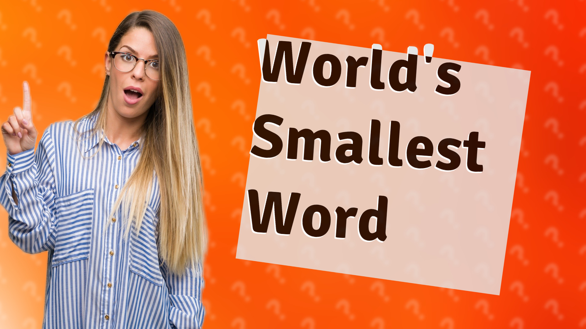 World's Smallest Word