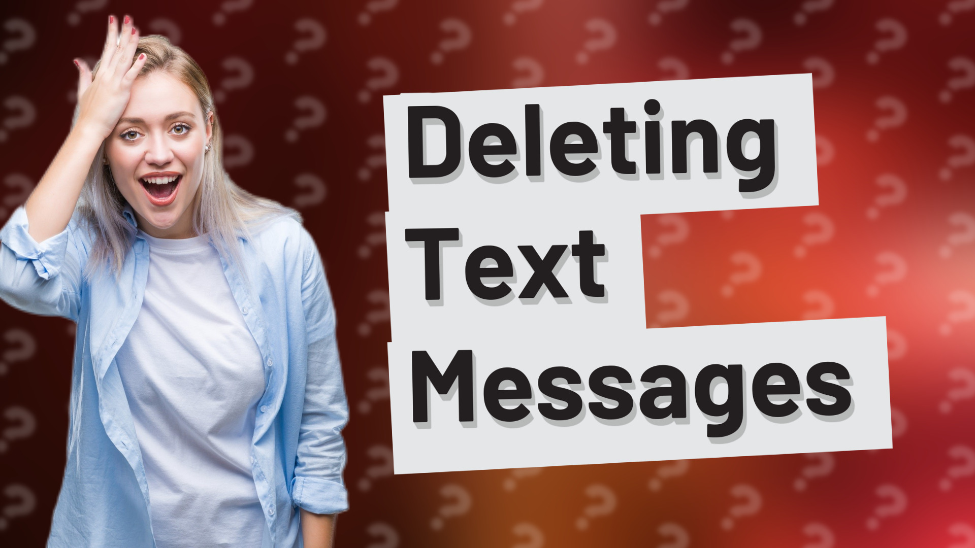 Deleting Text Messages