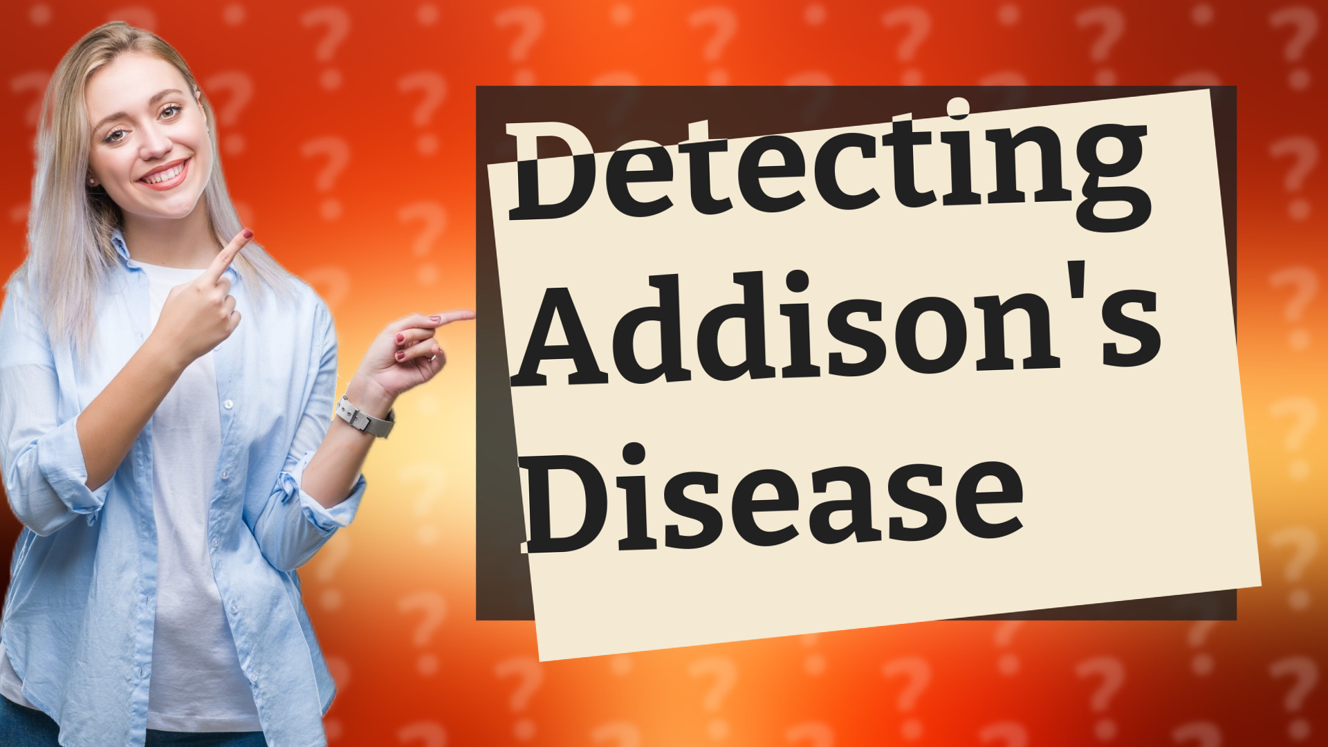 Detecting Addison's Disease