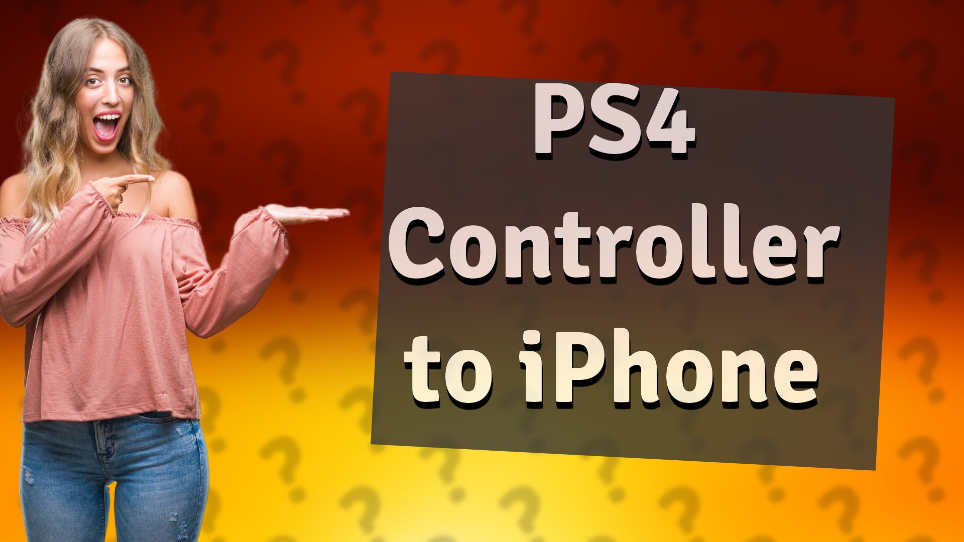 PS4 Controller to iPhone