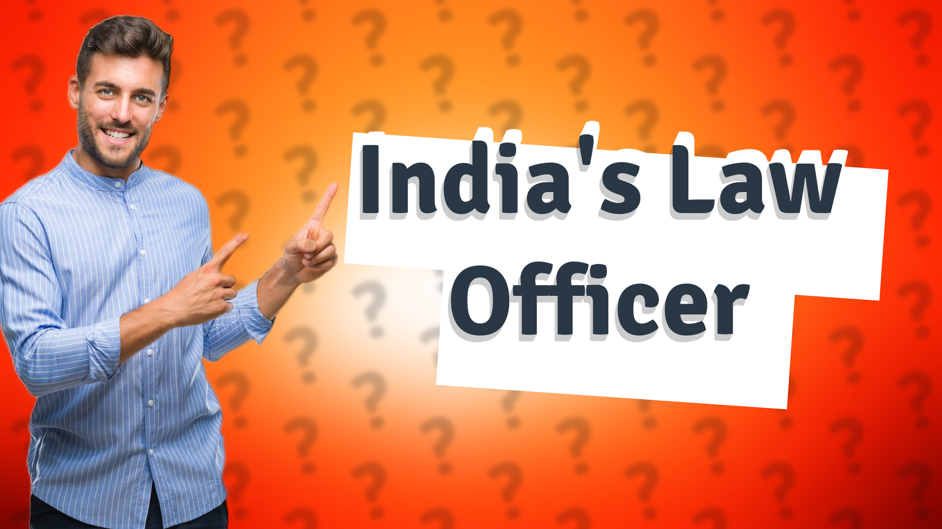 India's Law Officer