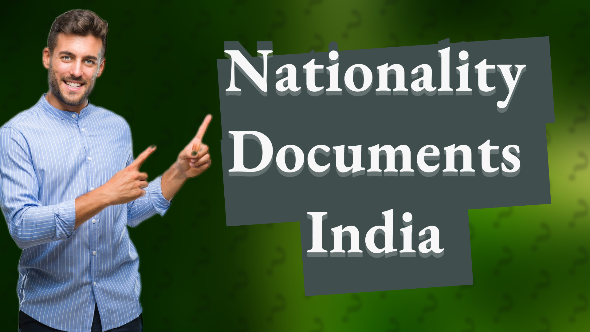 Nationality Documents India