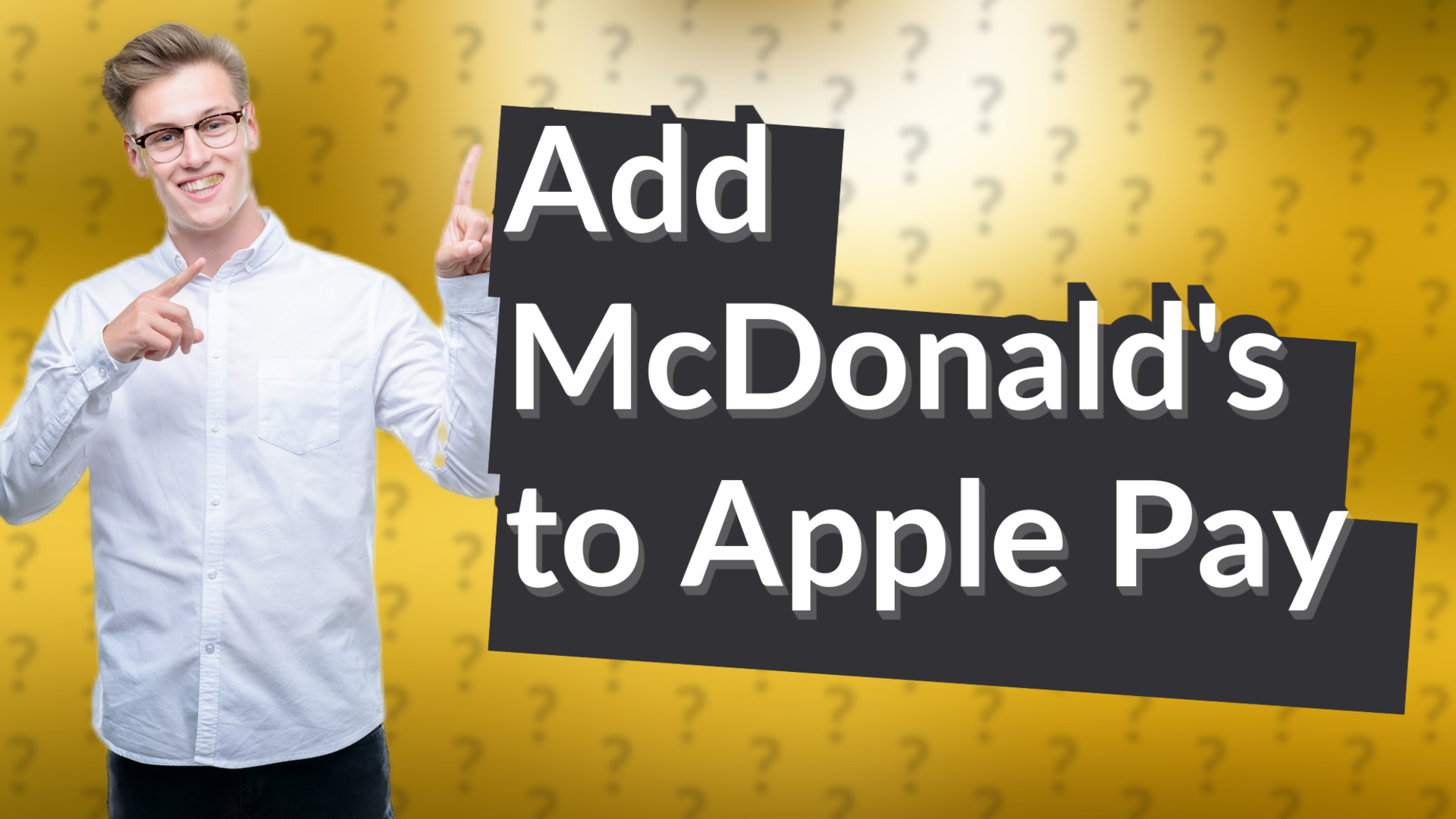 Add McDonald's to Apple Pay