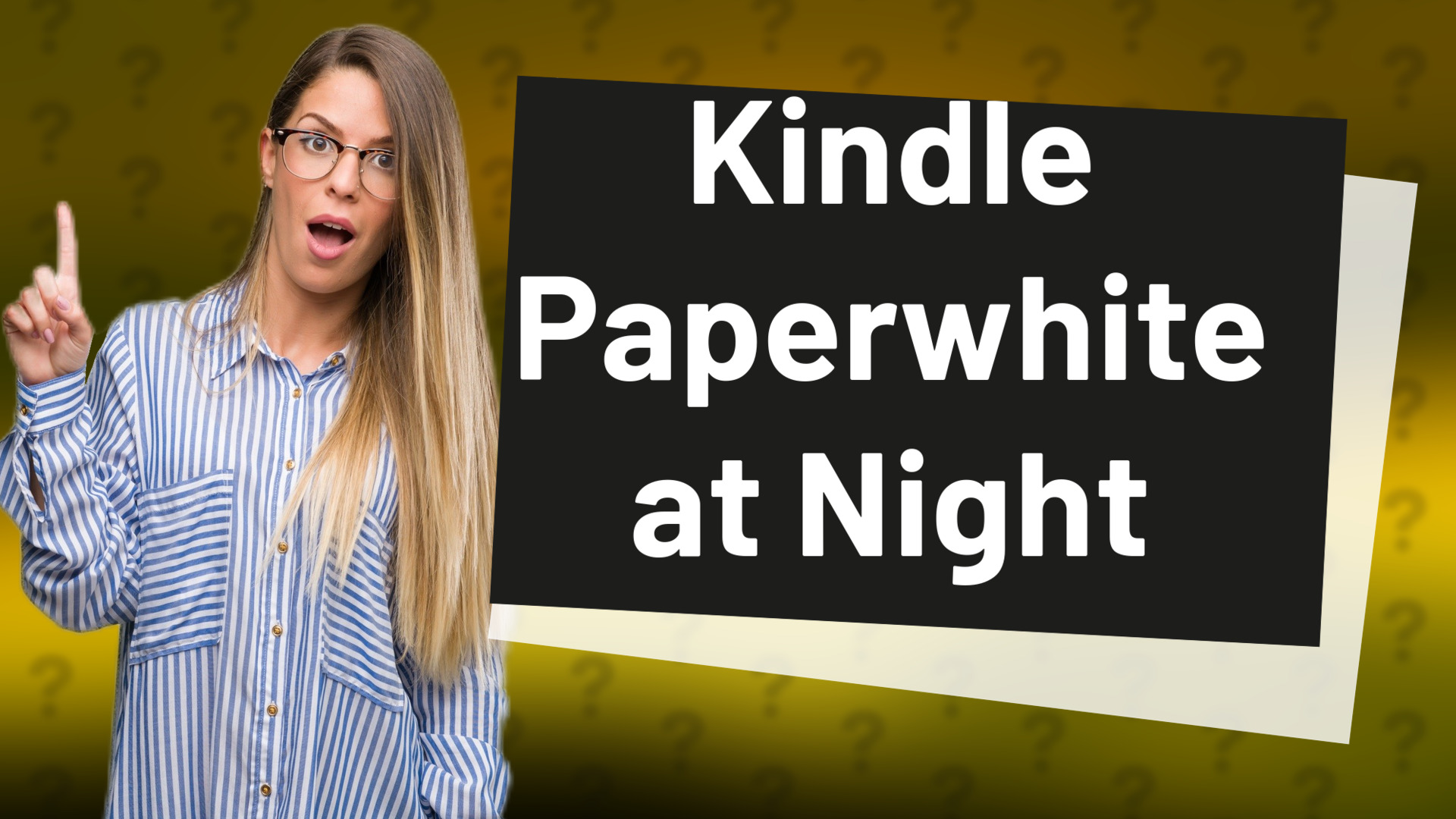 Kindle Paperwhite at Night