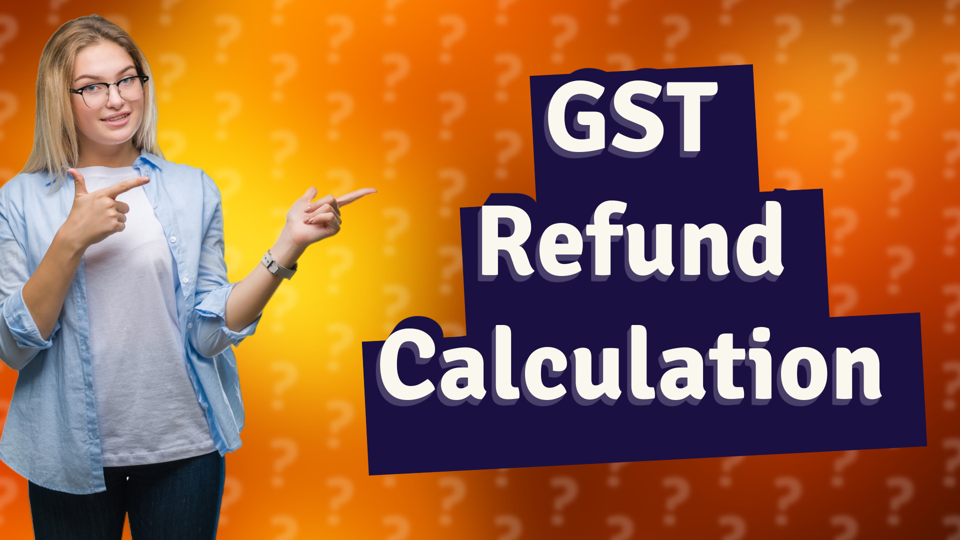 GST Refund Calculation