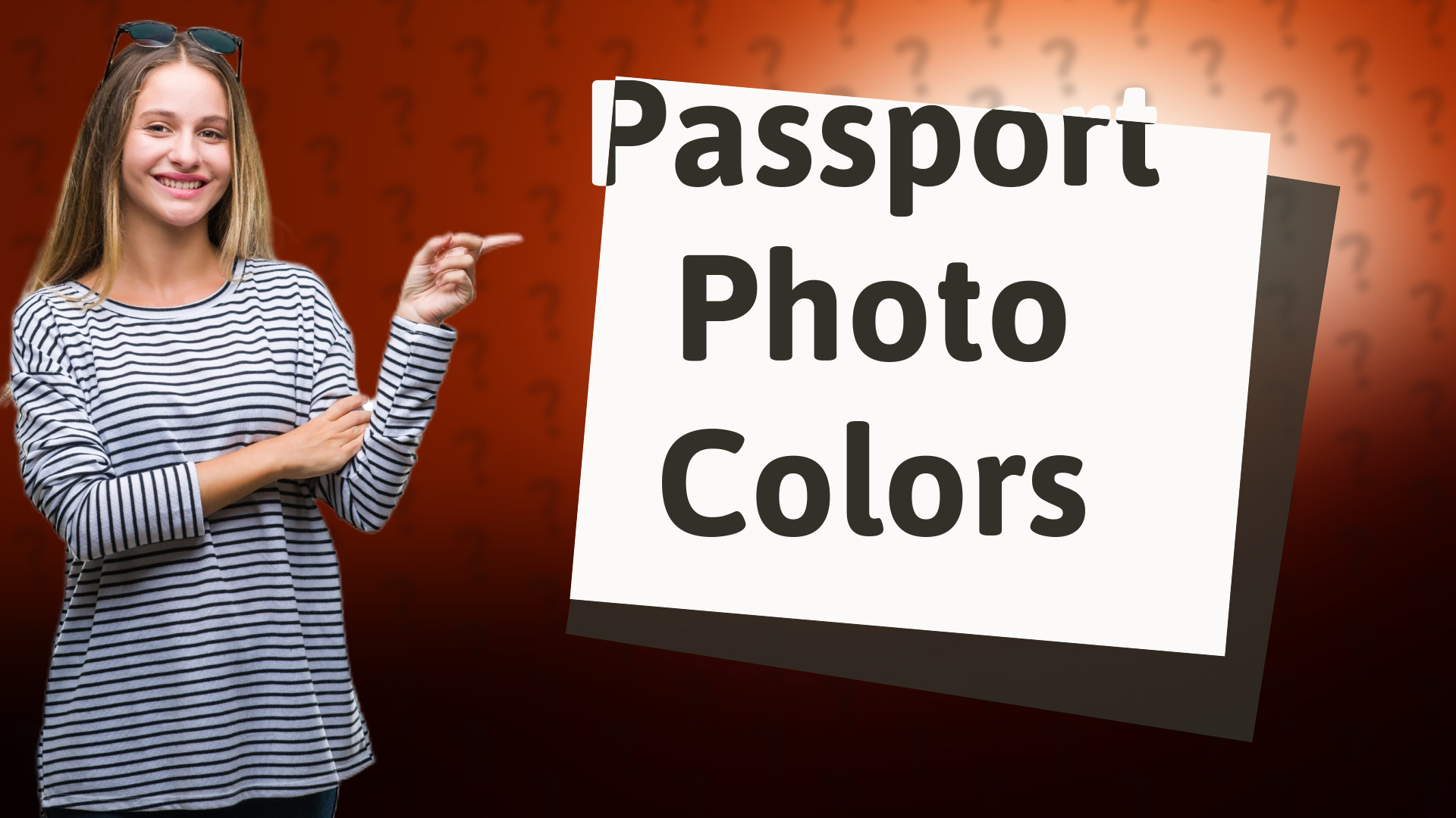 Passport Photo Colors