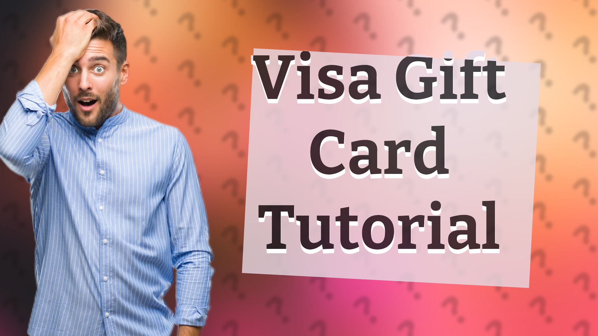 Visa Gift Card Tutorial