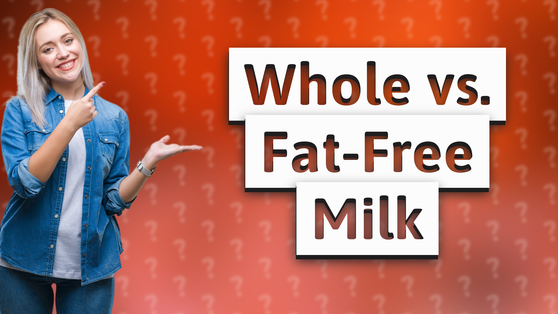 Whole vs. Fat-Free Milk