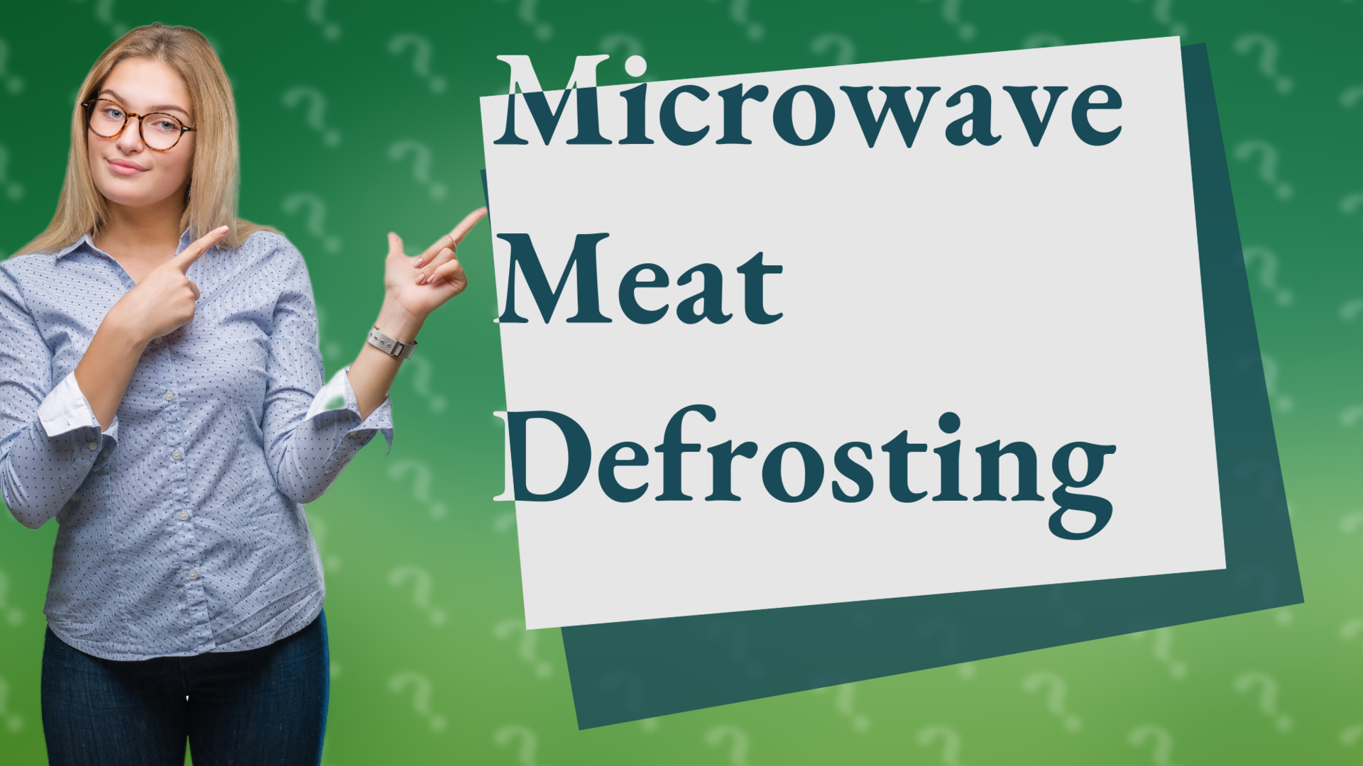 Microwave Meat Defrosting