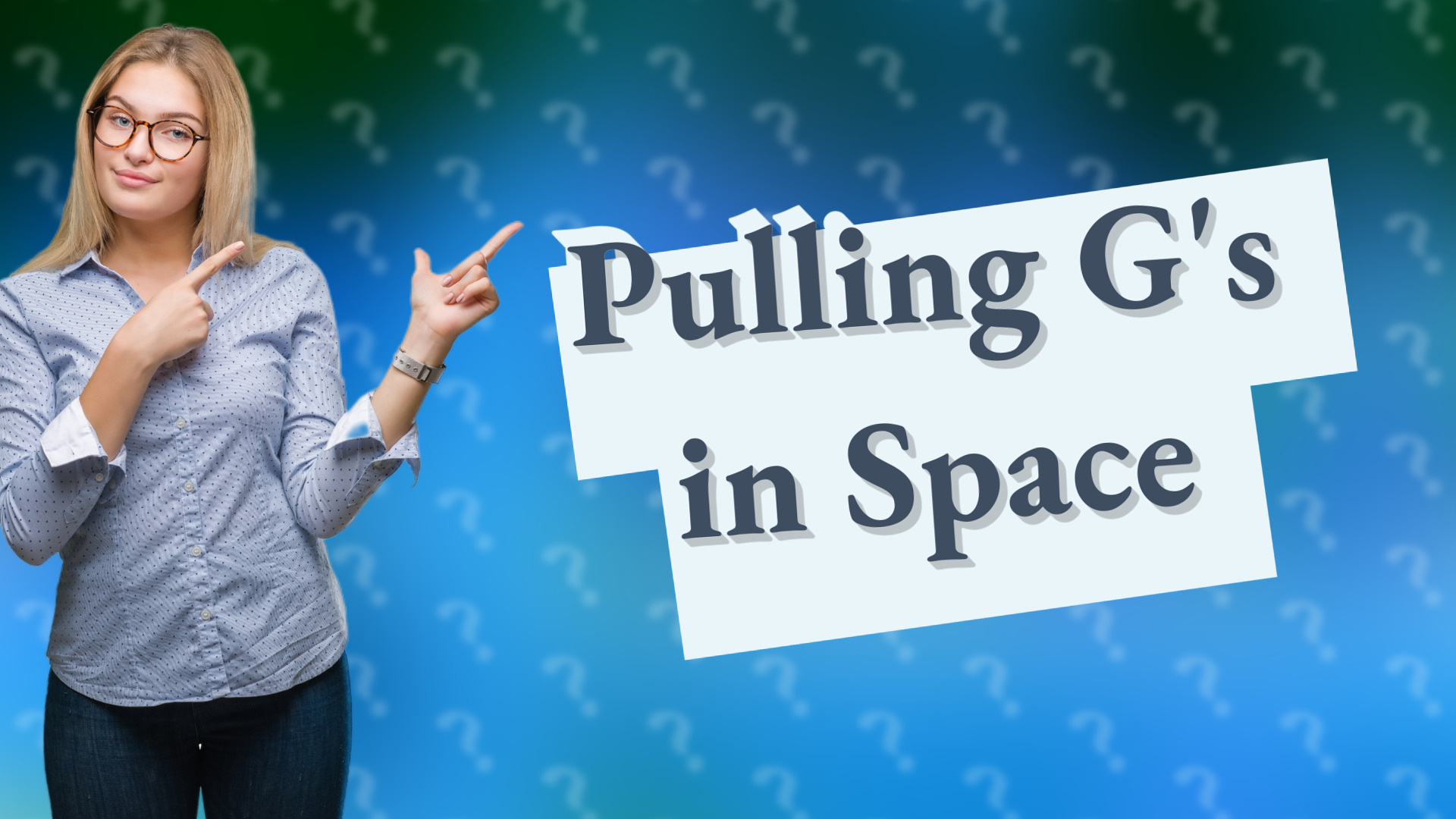 Pulling G's in Space