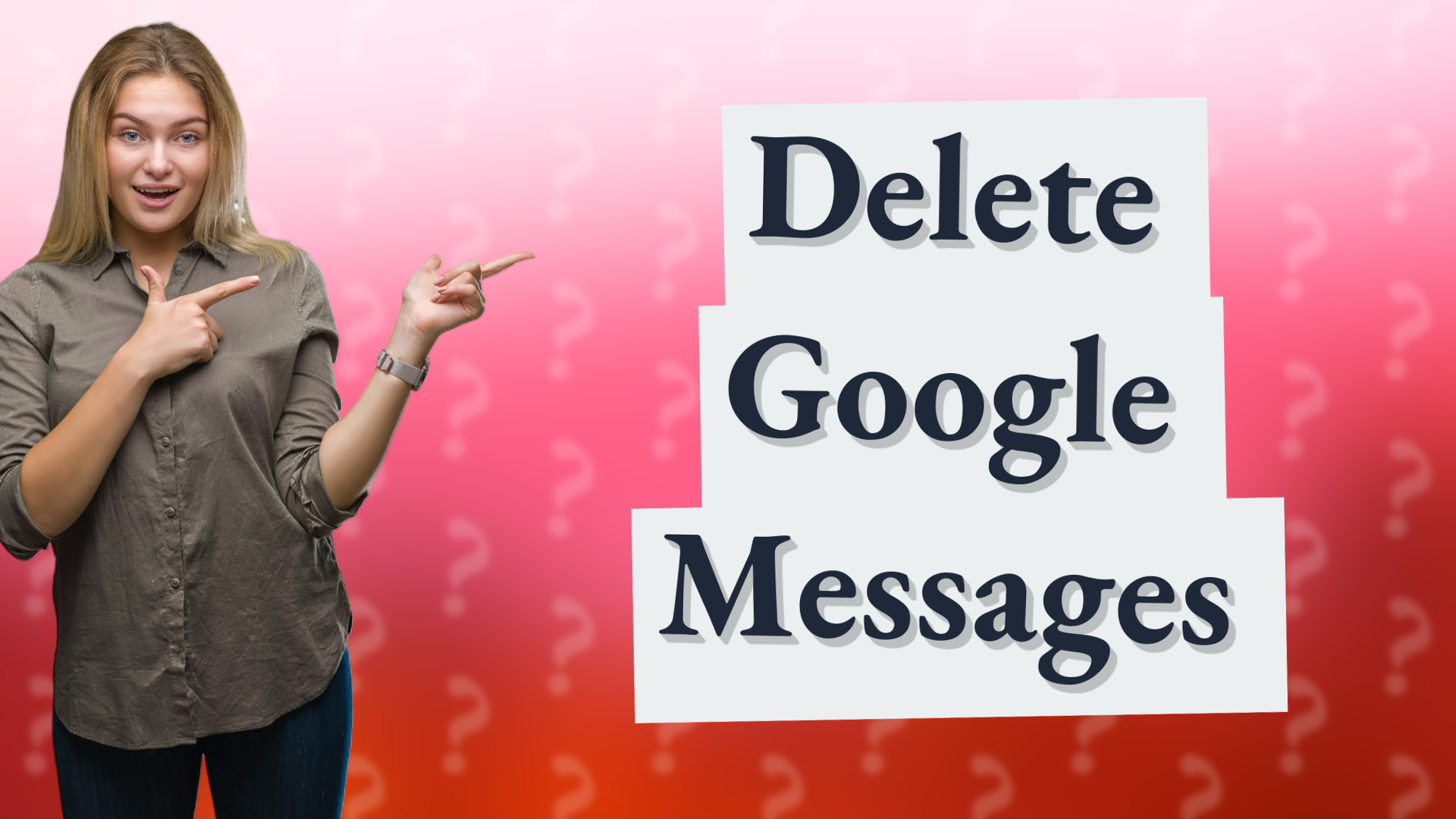 Delete Google Messages