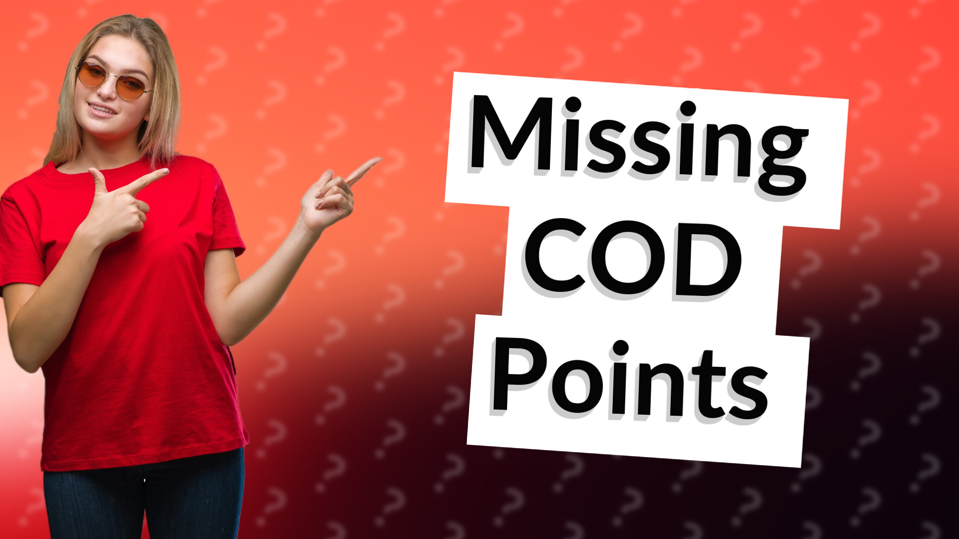 Missing COD Points