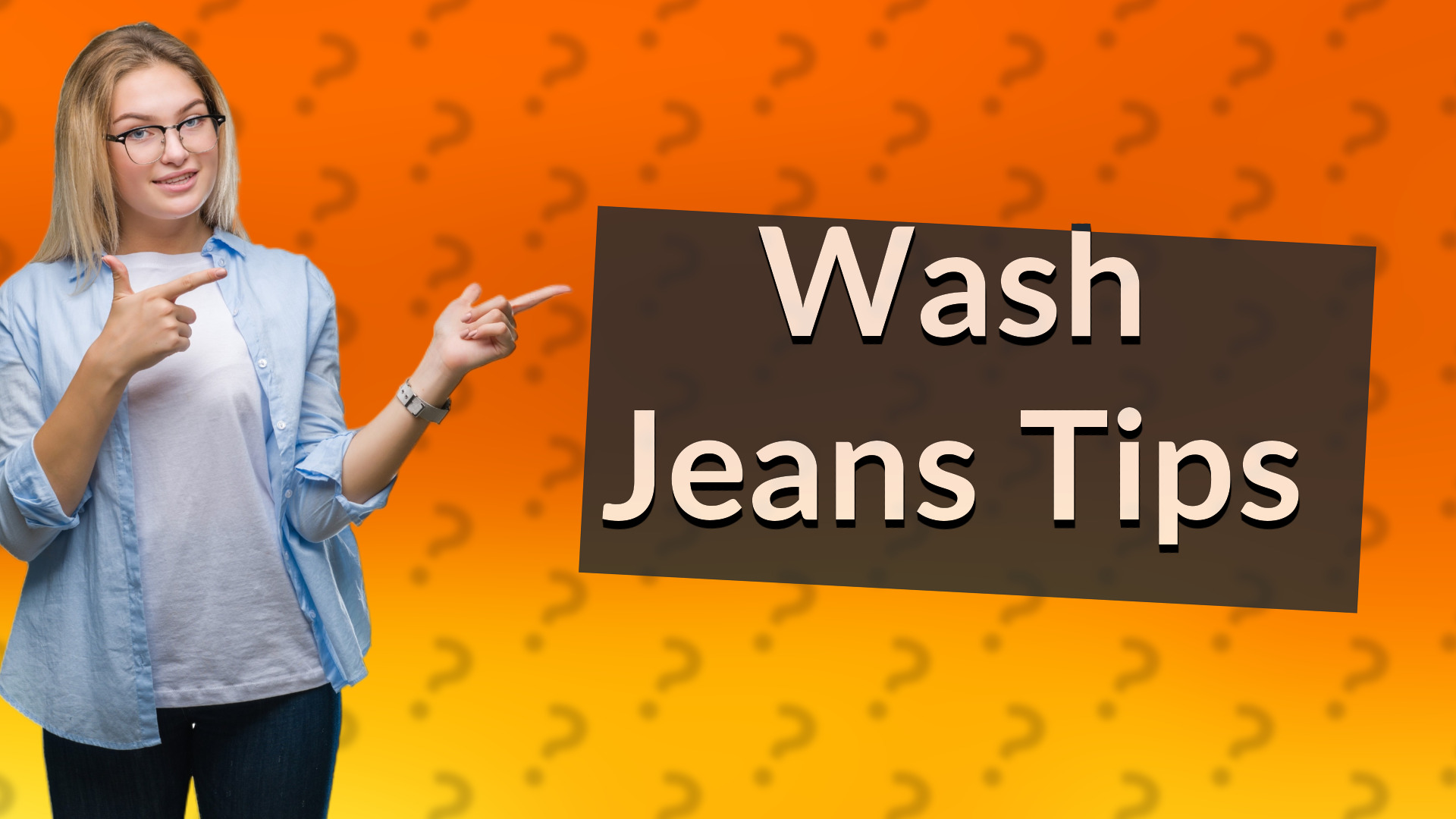 Wash Jeans Tips