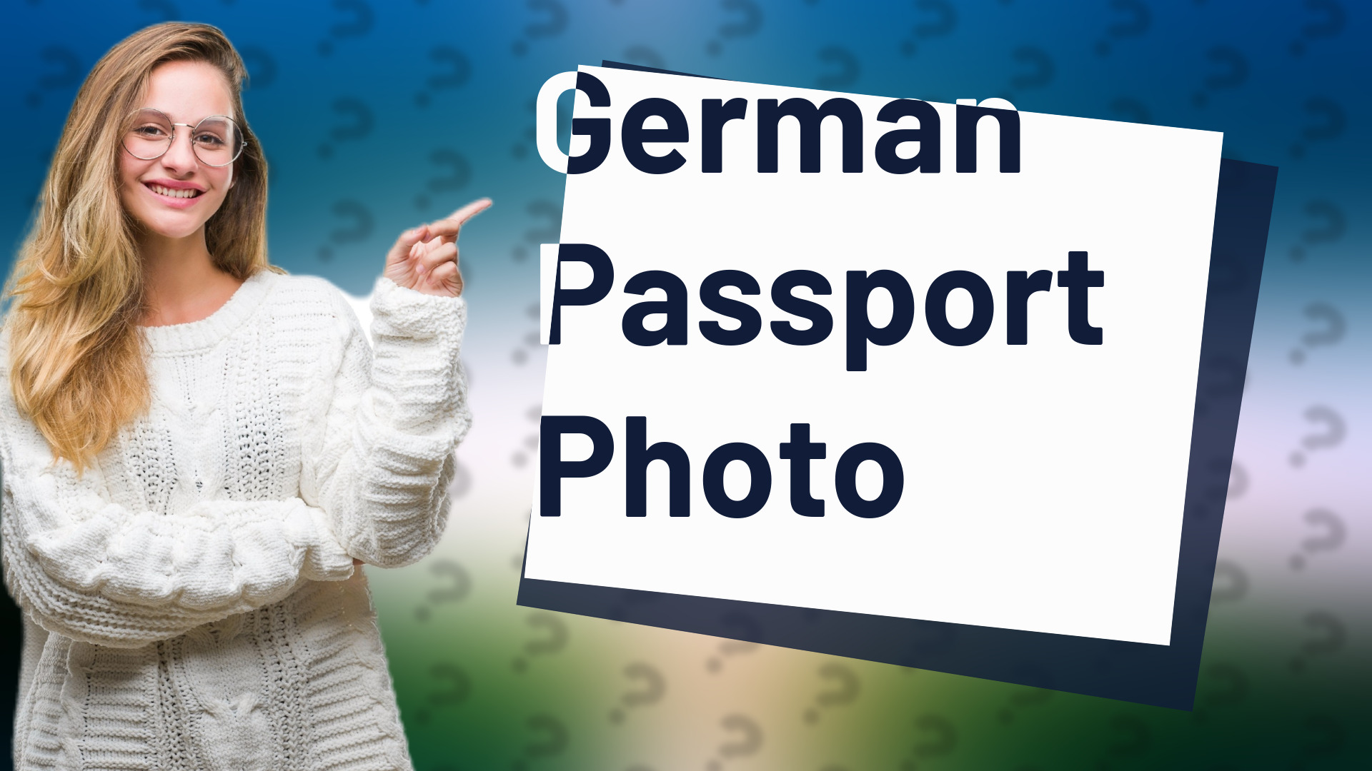 German Passport Photo