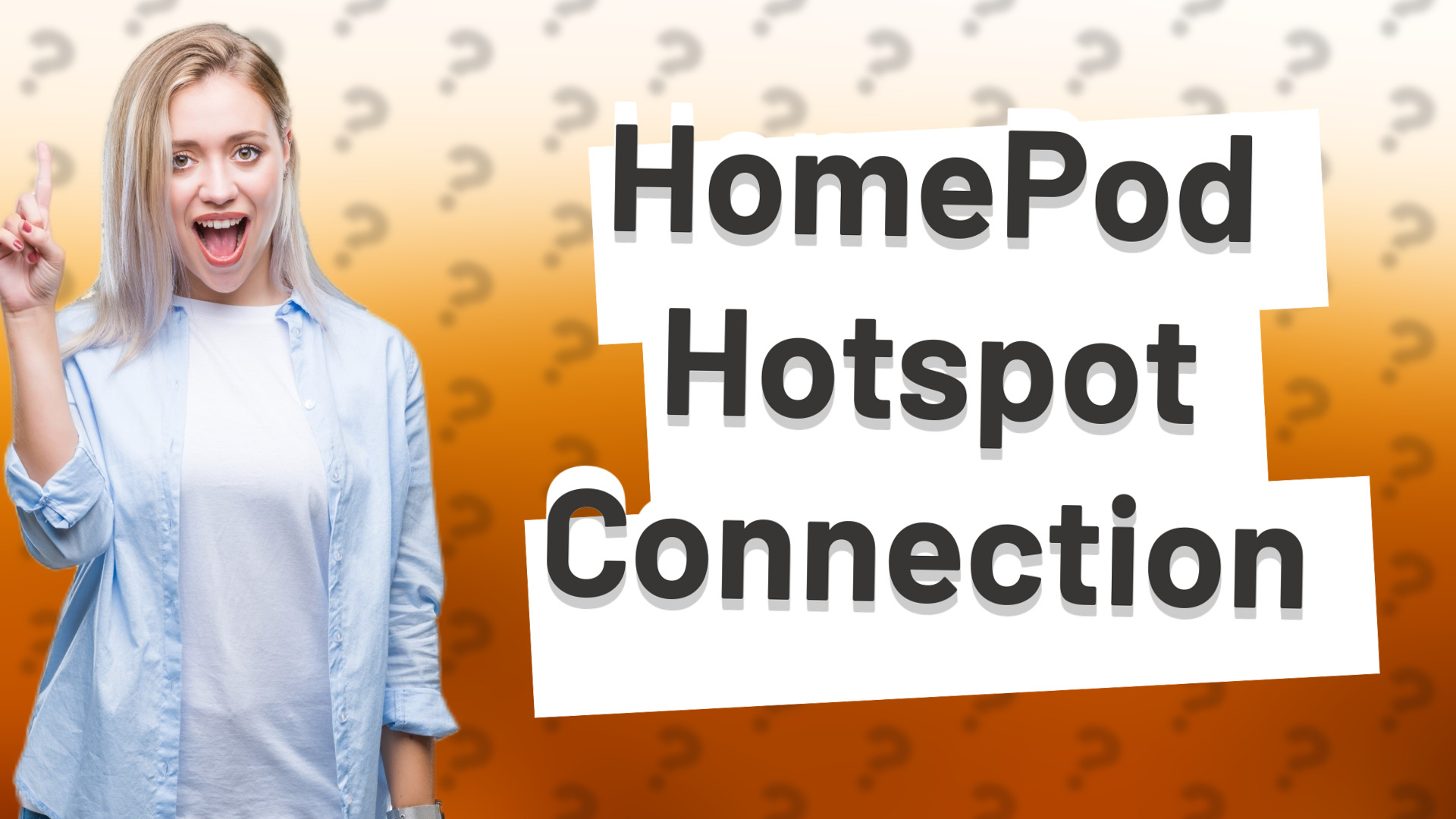 HomePod Hotspot Connection