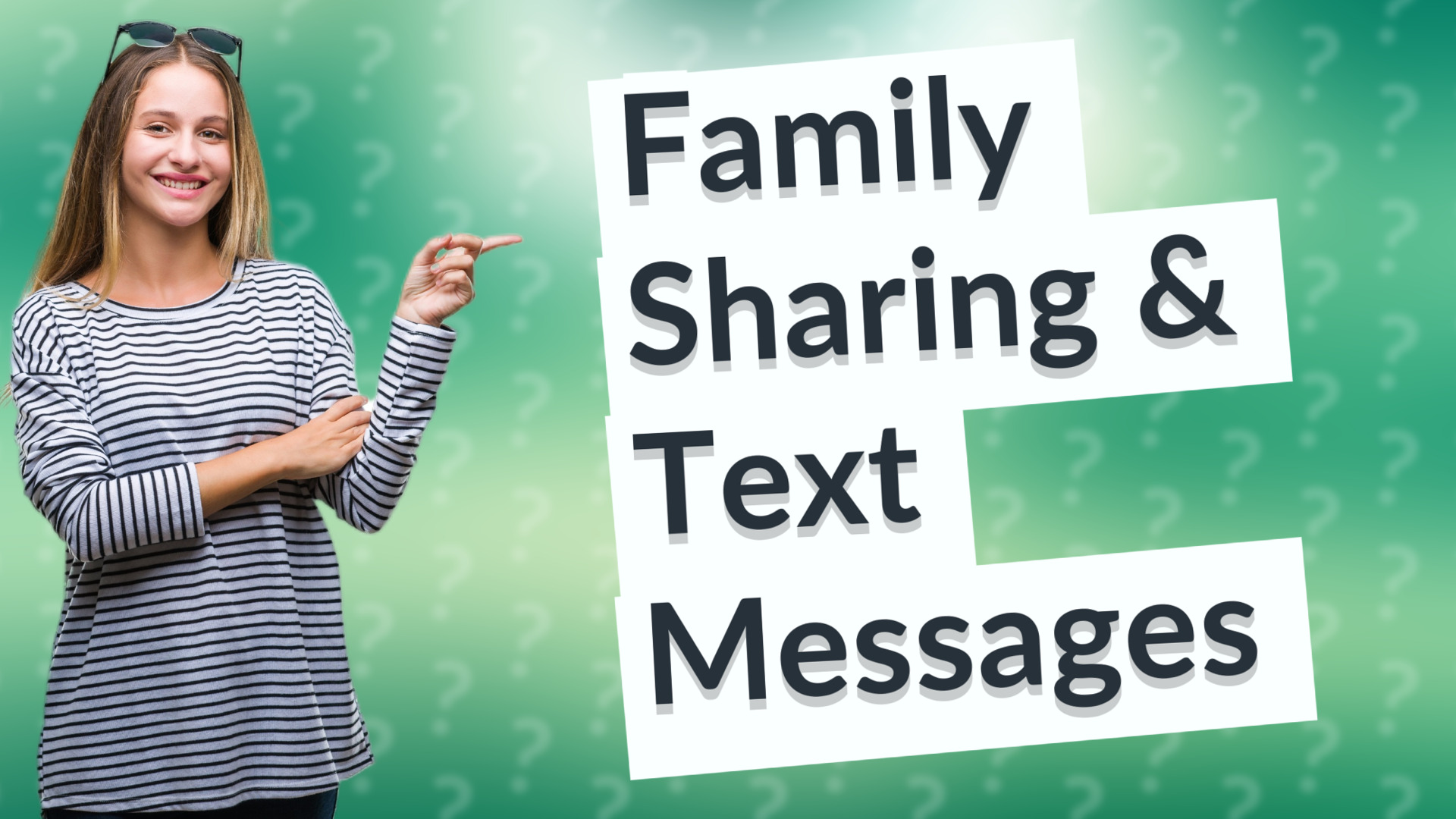 Family Sharing & Text Messages