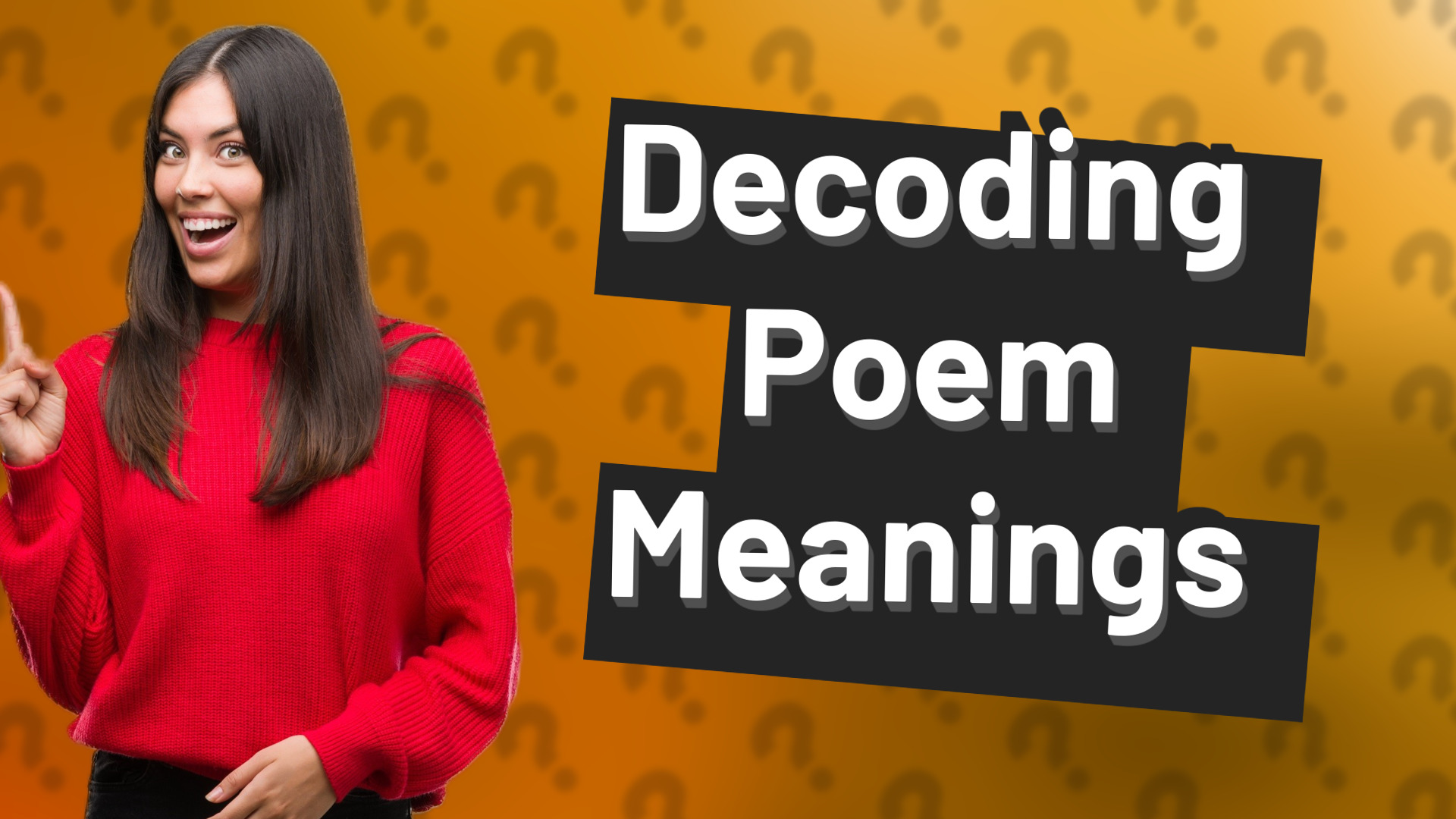 Decoding Poem Meanings