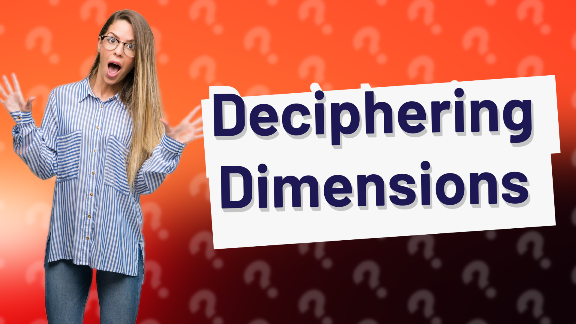 Deciphering Dimensions