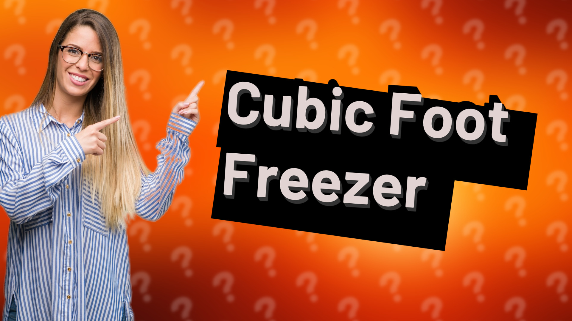 Cubic Foot Freezer