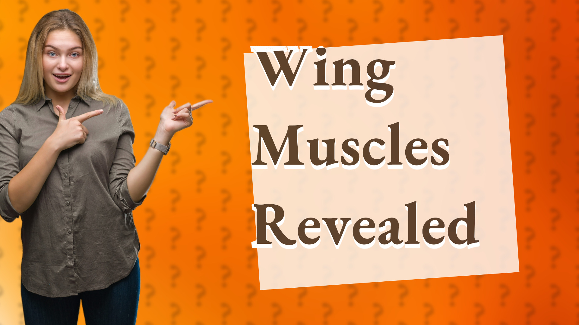 Wing Muscles Revealed