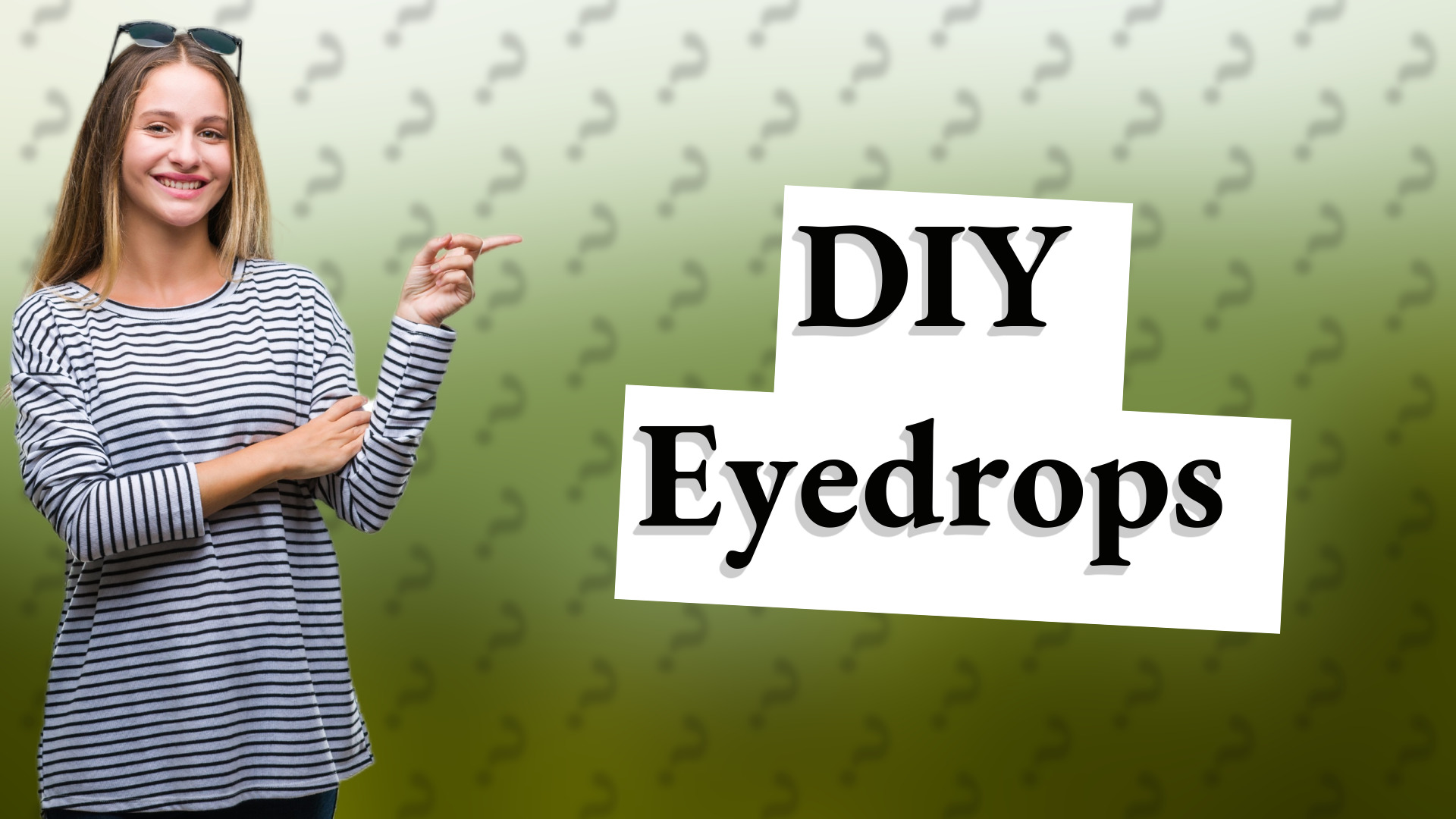 DIY Eyedrops