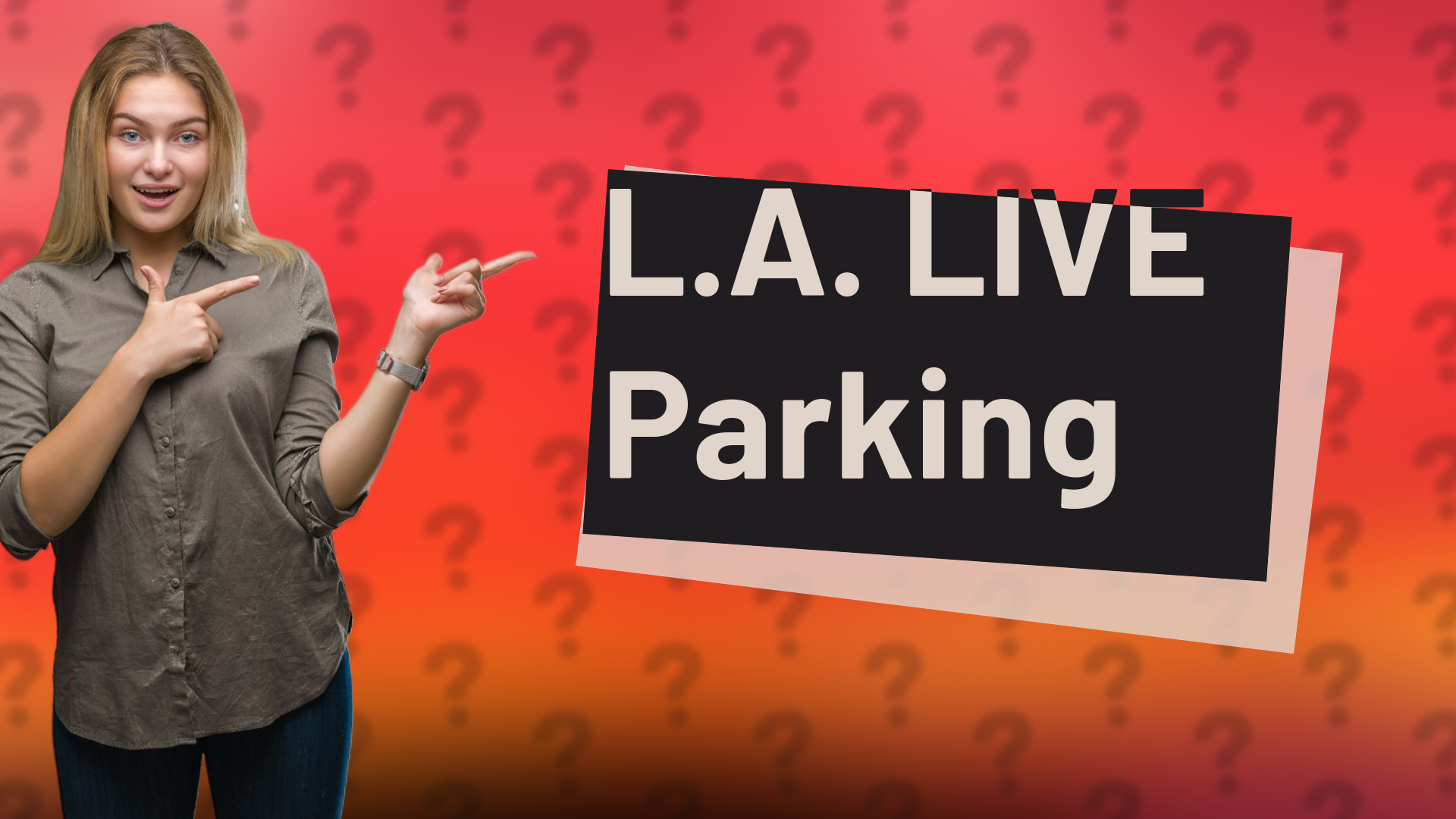 L.A. LIVE Parking