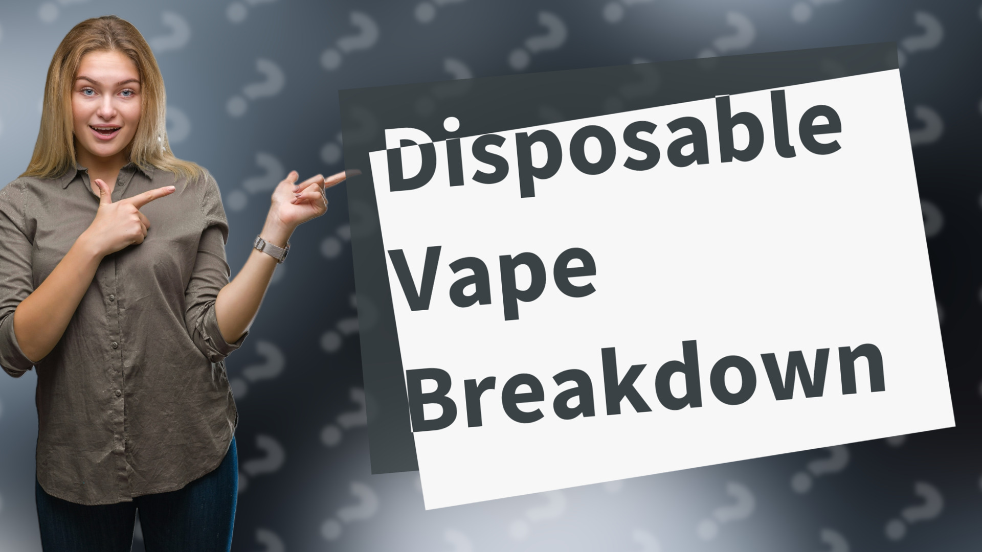 Disposable Vape Breakdown