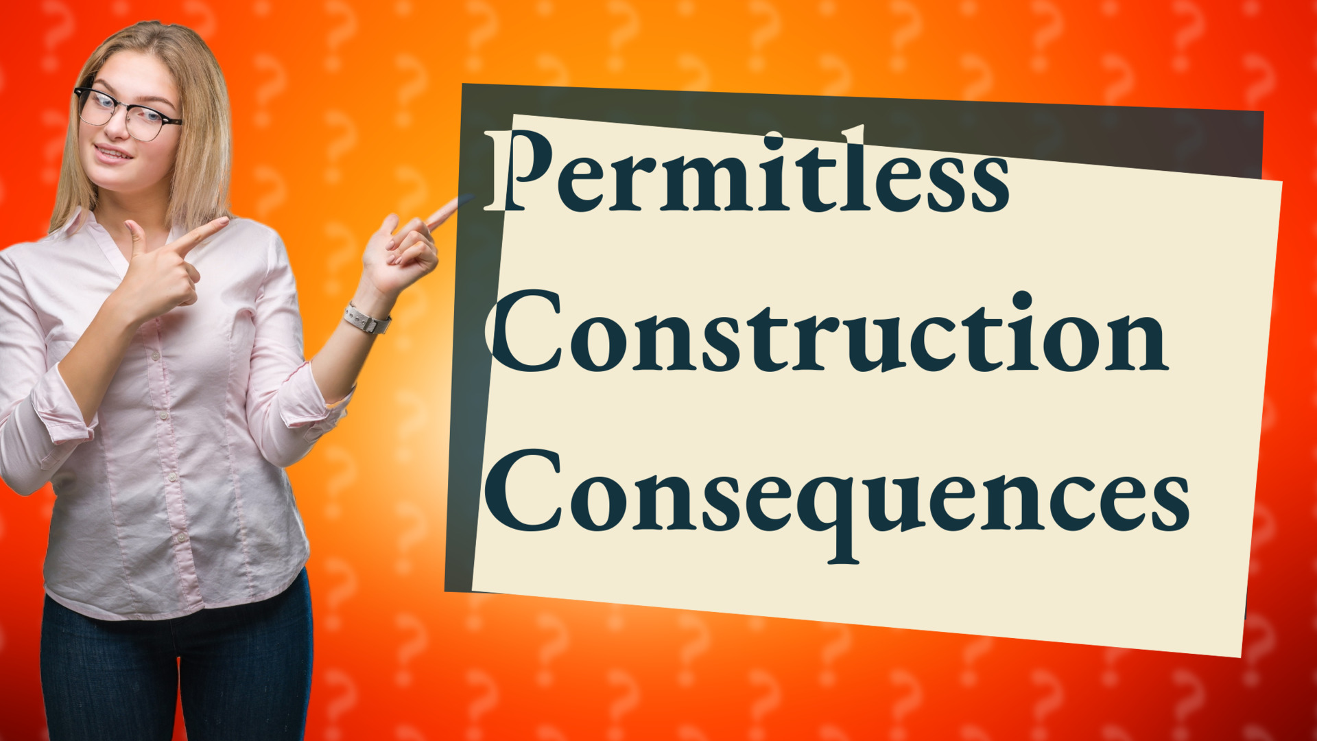 Permitless Construction Consequences