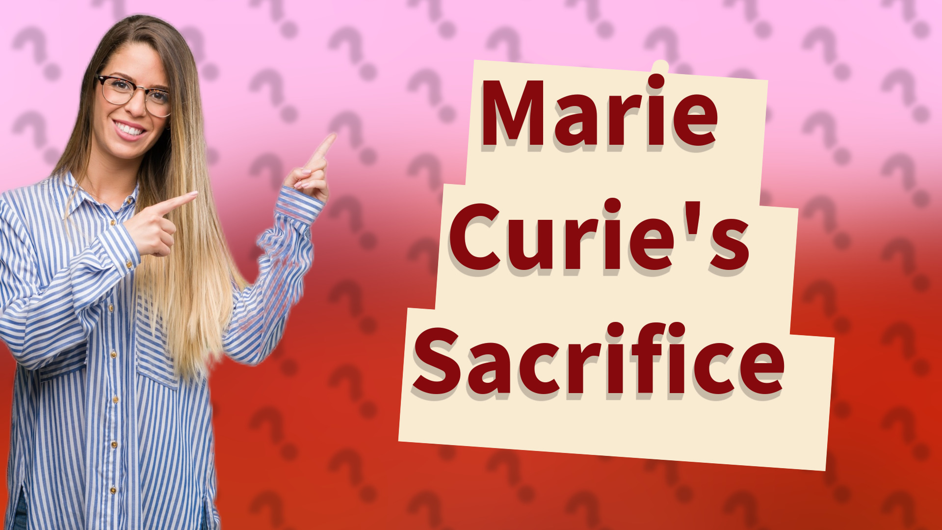 Marie Curie's Sacrifice