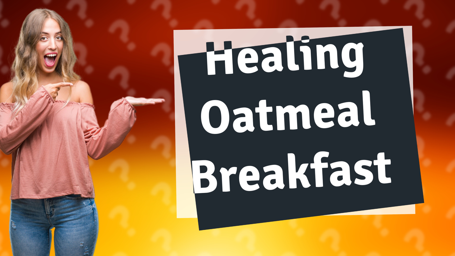 Healing Oatmeal Breakfast