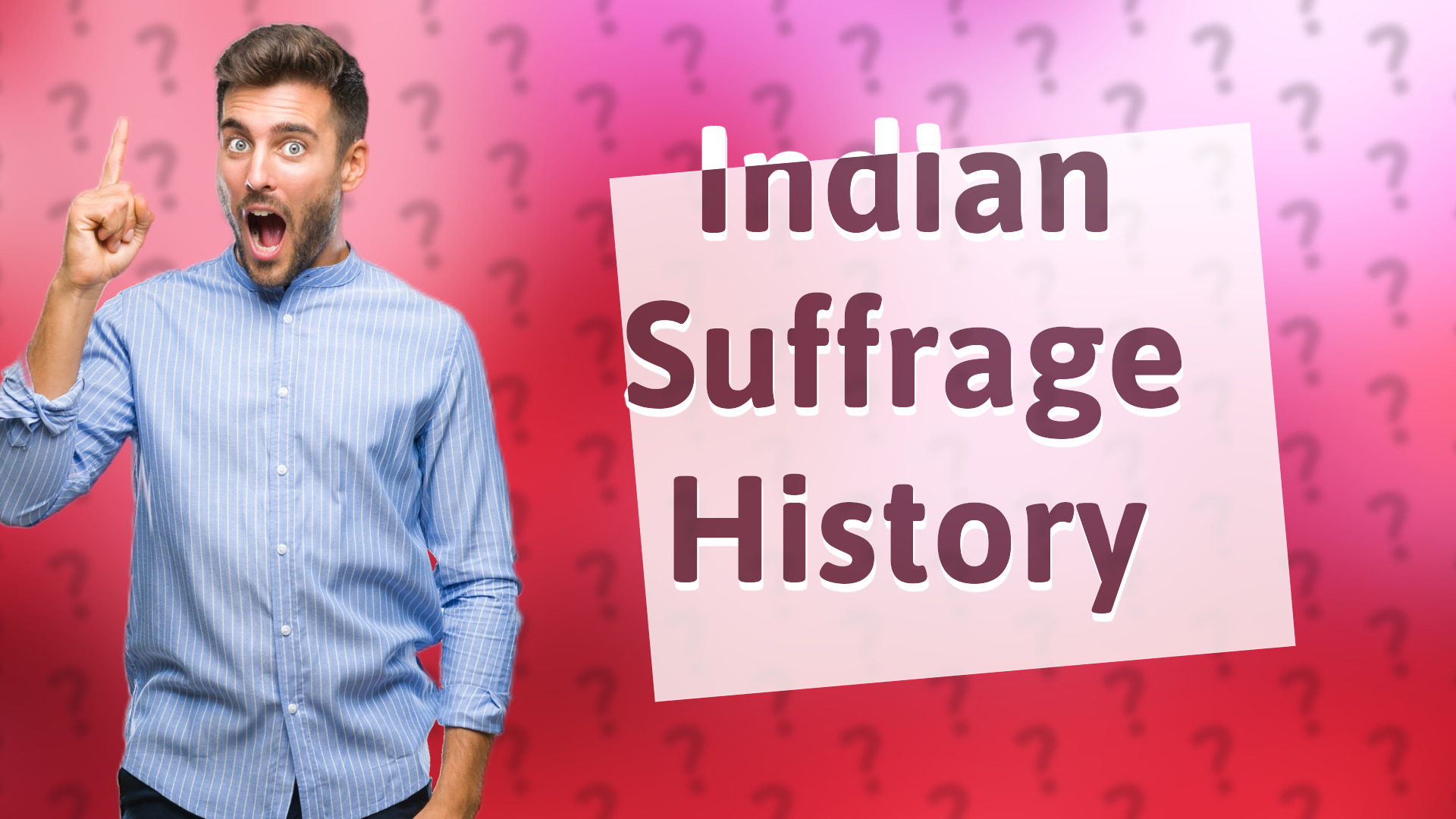 Indian Suffrage History