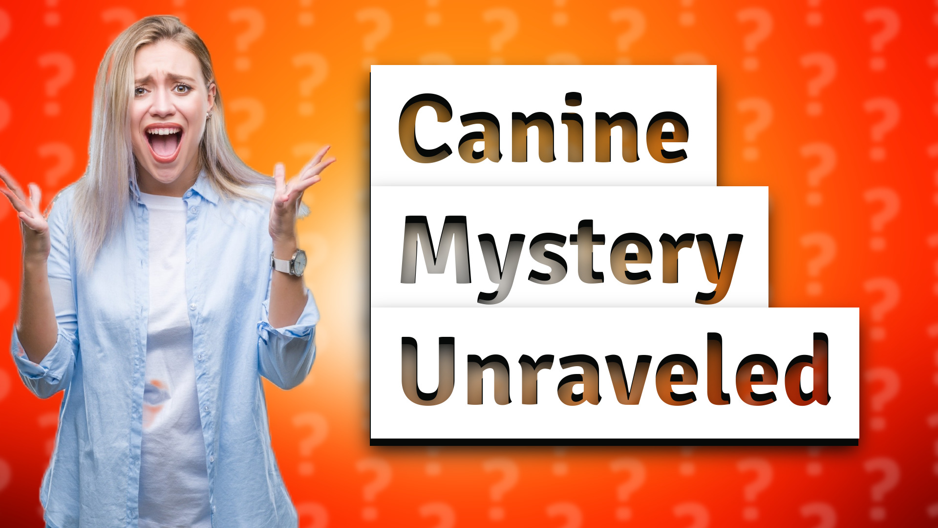 Canine Mystery Unraveled