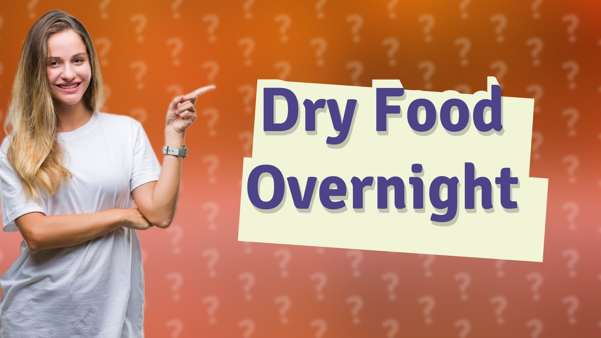 Dry Food Overnight