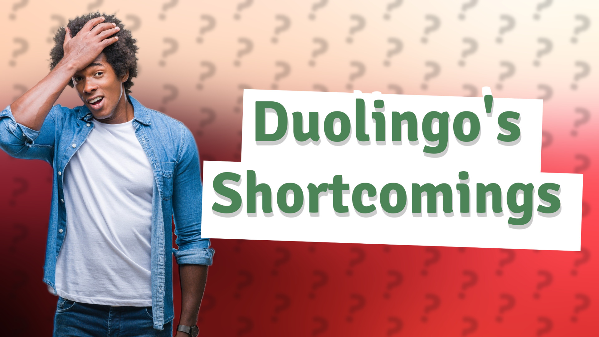 Duolingo's Shortcomings