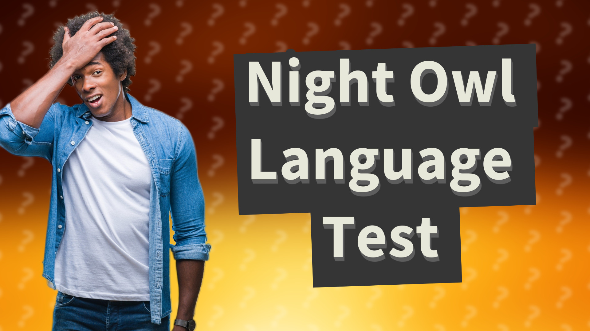 Night Owl Language Test