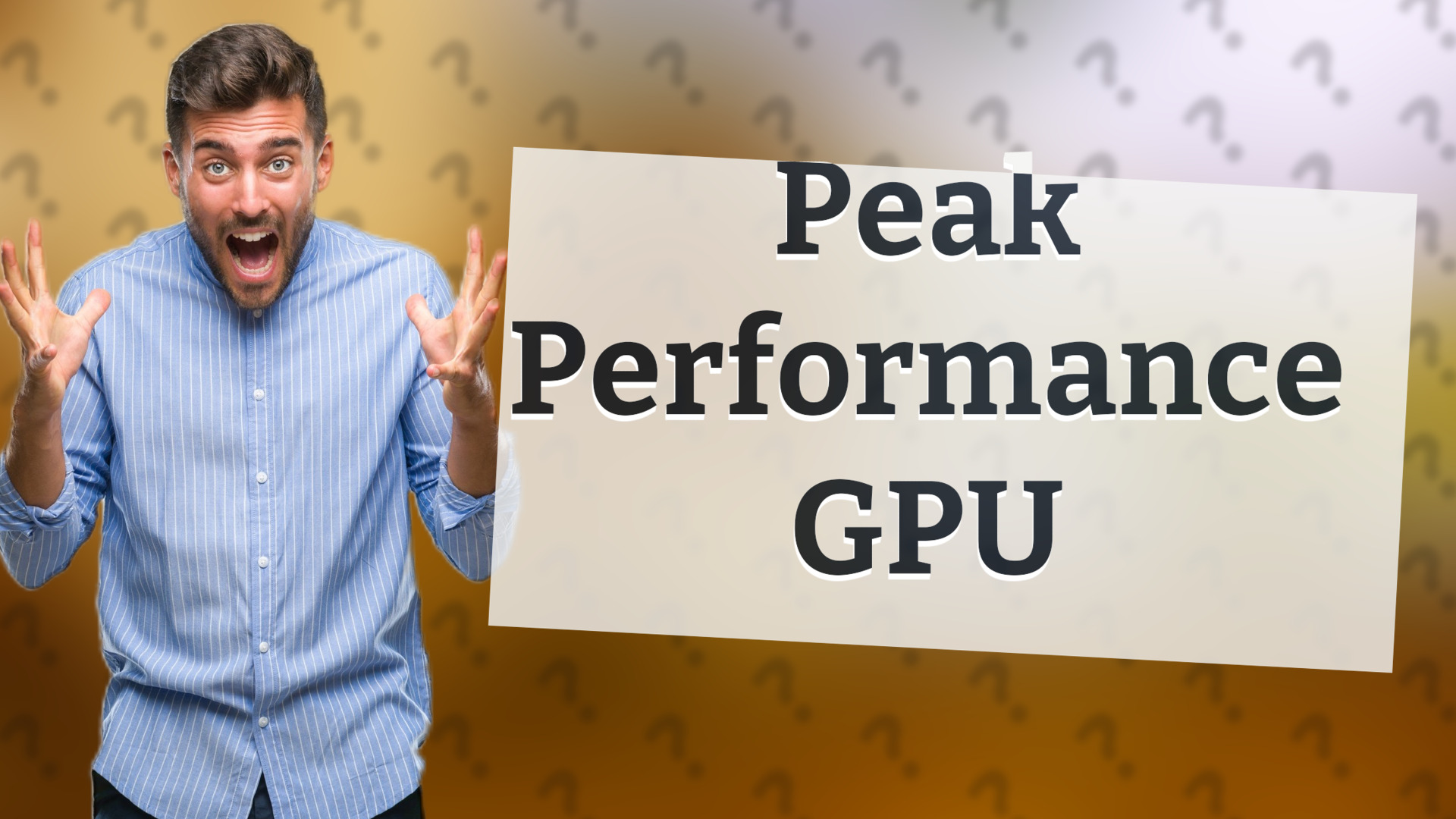 Peak Performance GPU