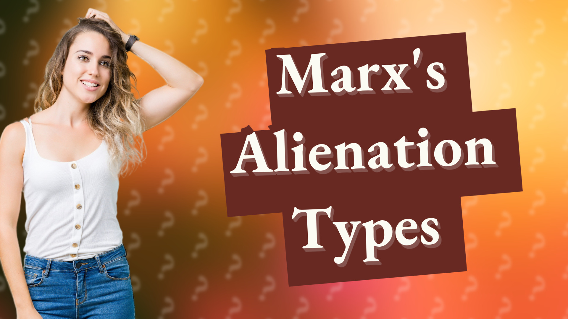 Marx's Alienation Types