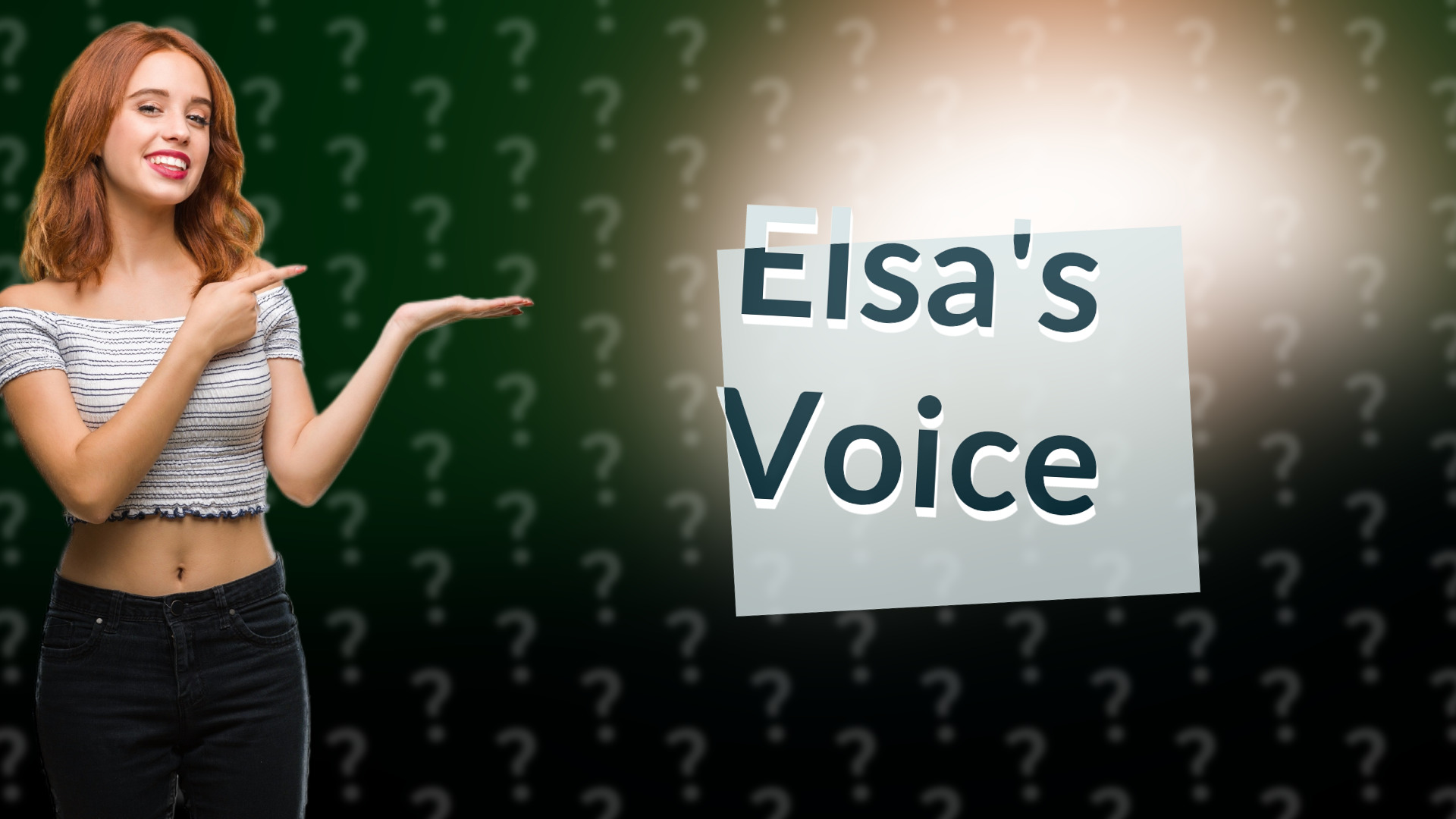 Elsa's Voice