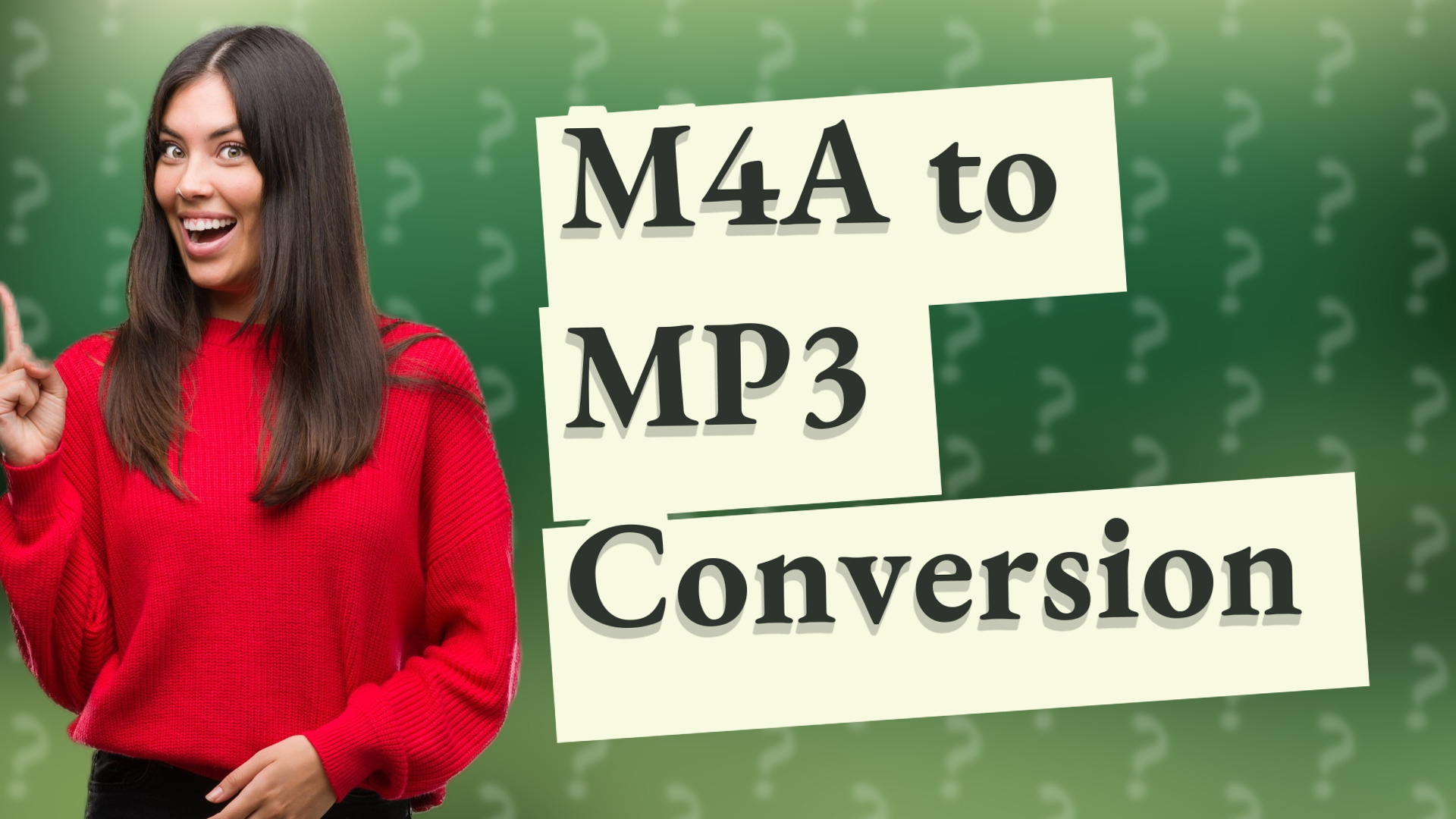 M4A to MP3 Conversion