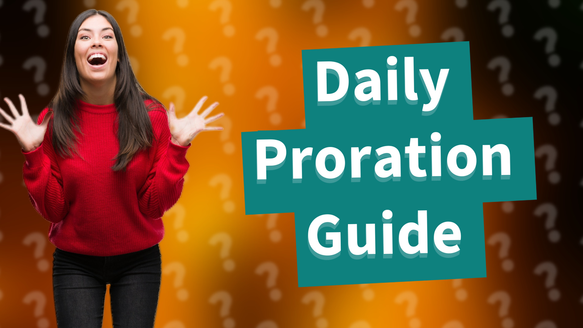 Daily Proration Guide