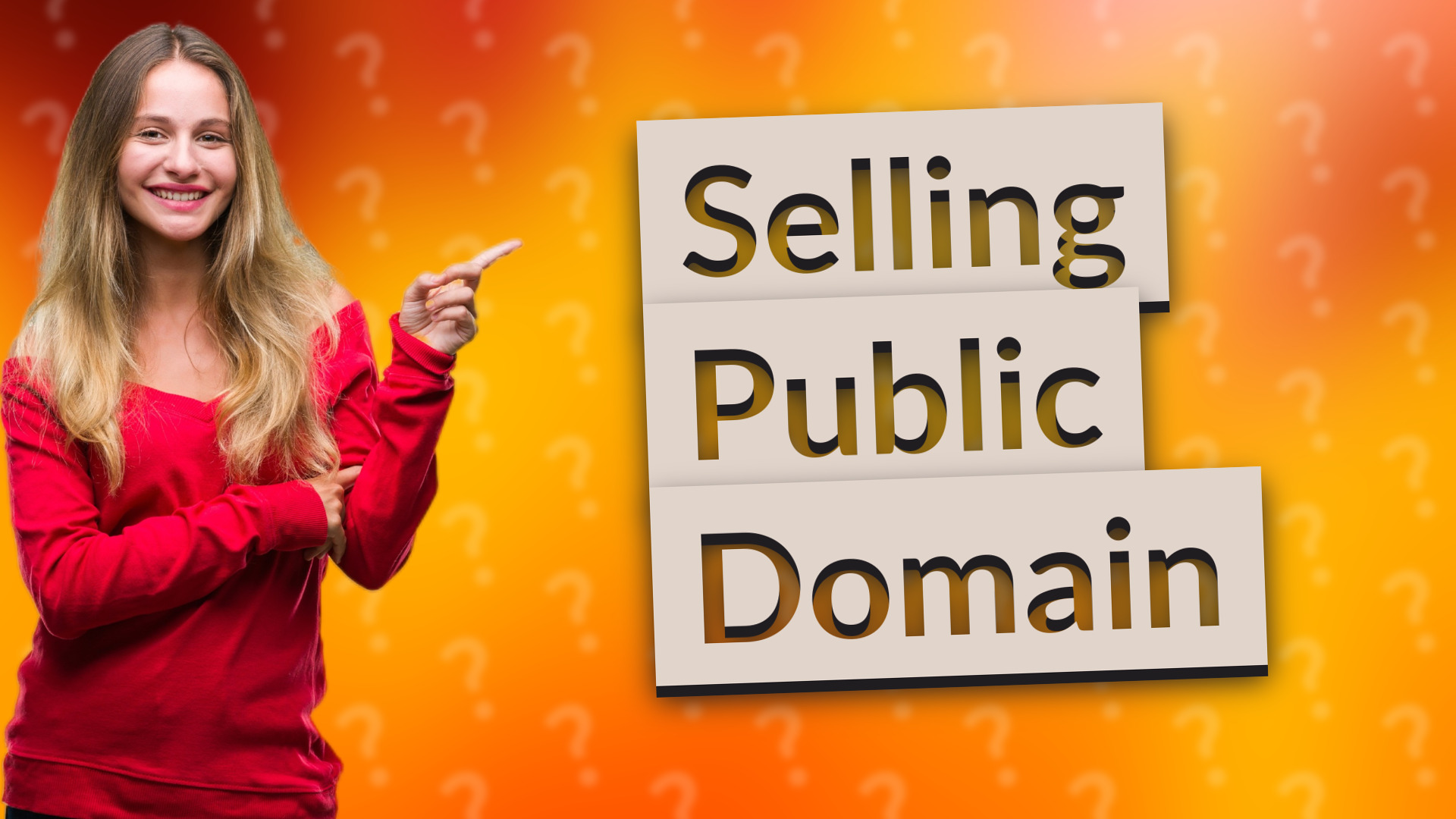 Selling Public Domain