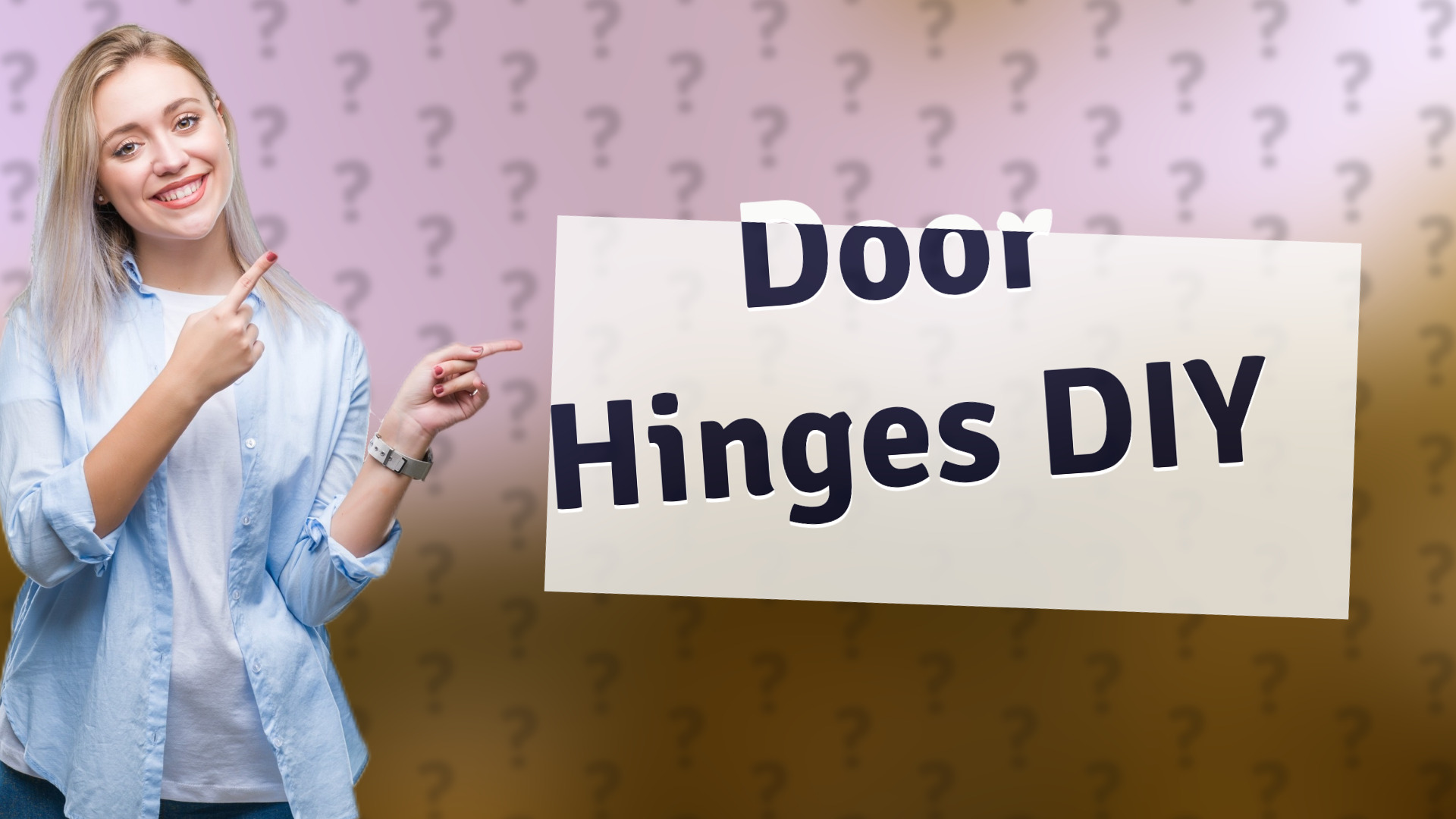 Door Hinges DIY