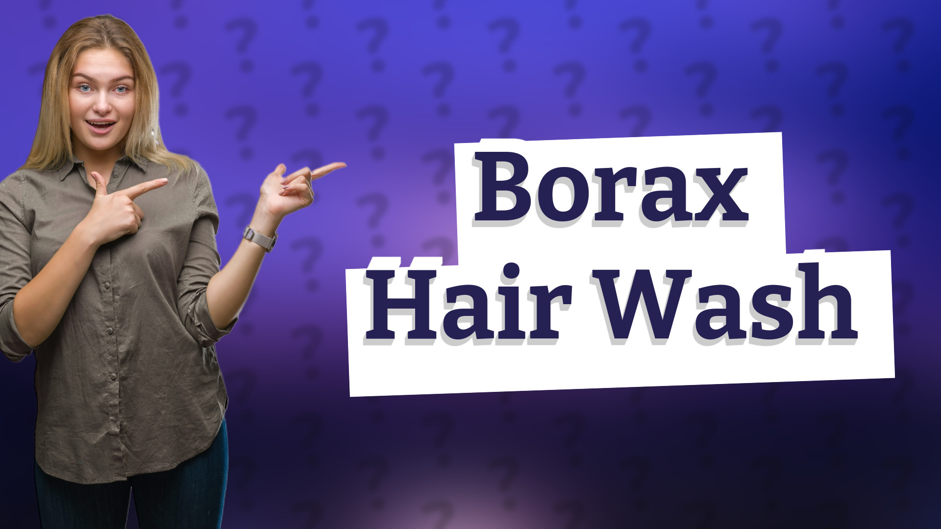 Borax Hair Wash