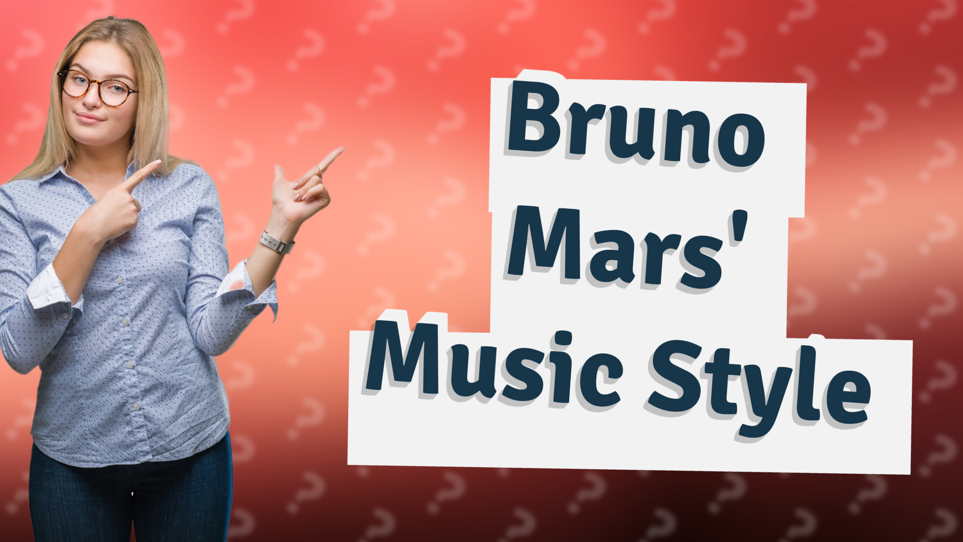 Bruno Mars' Music Style