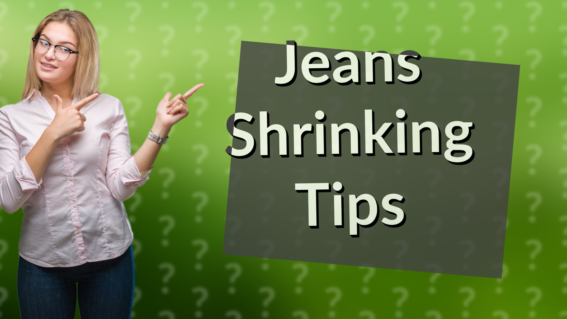 Jeans Shrinking Tips