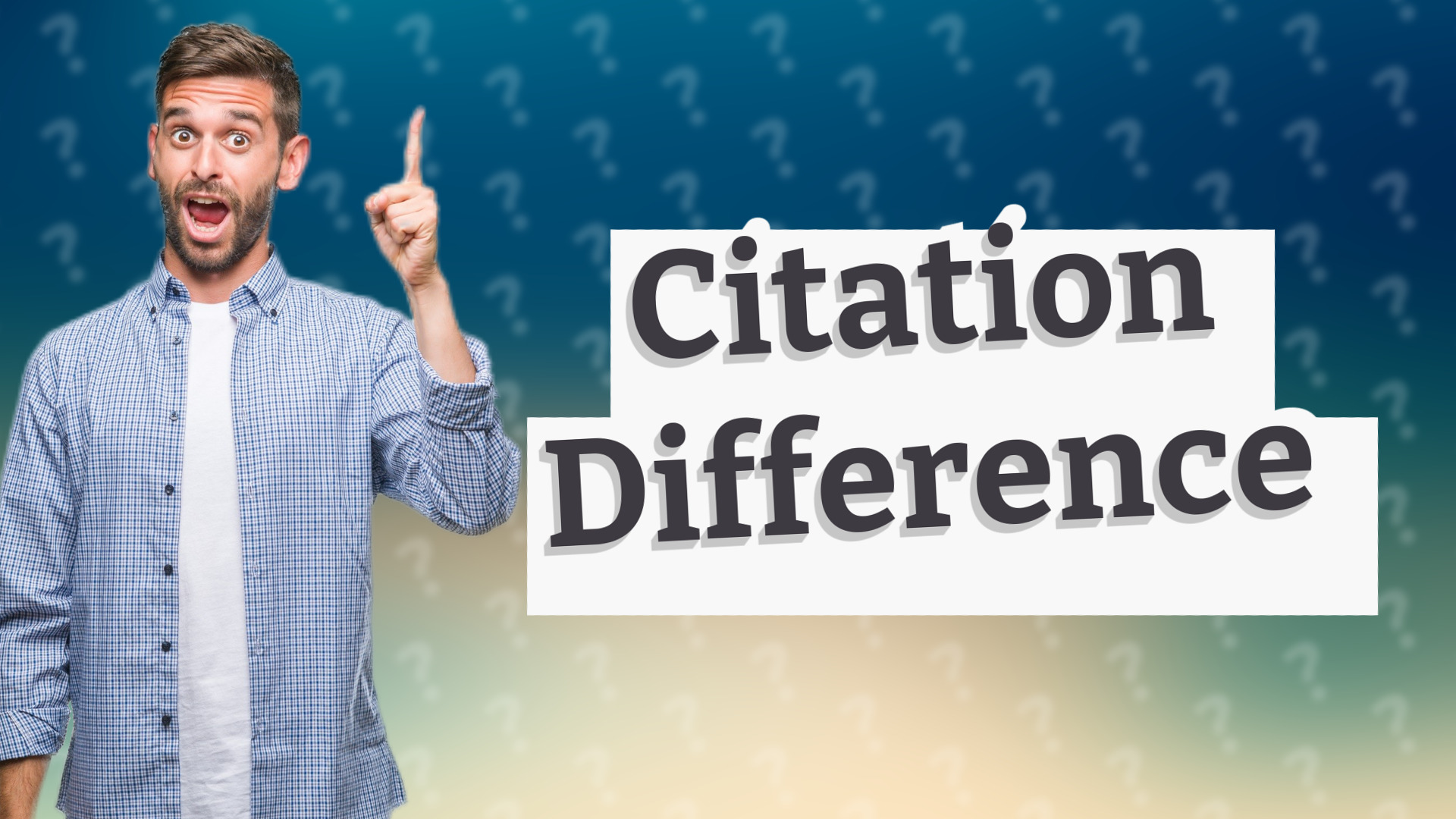 Citation Difference