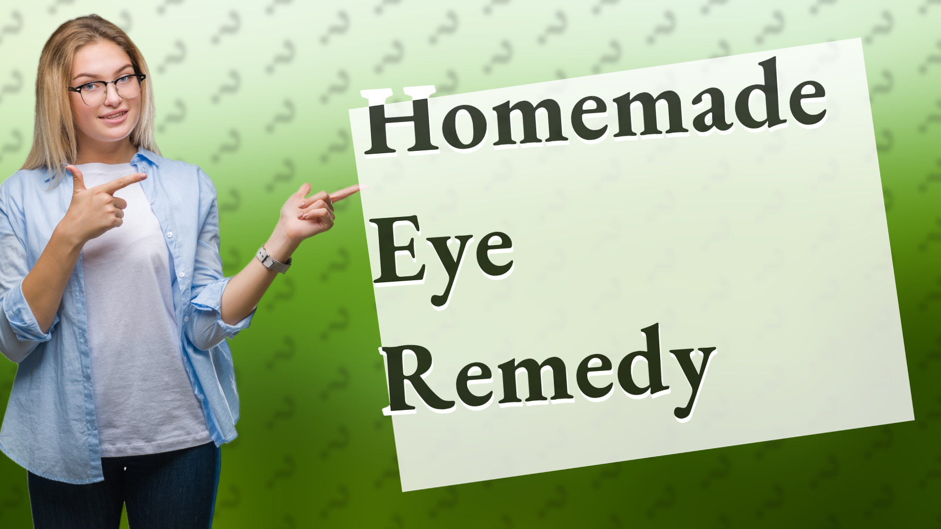 Homemade Eye Remedy